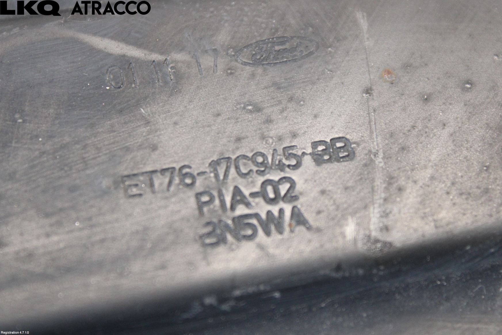 Ford TRANSIT CONNECT 09-13 Støtfangerfeste Bak Høyre