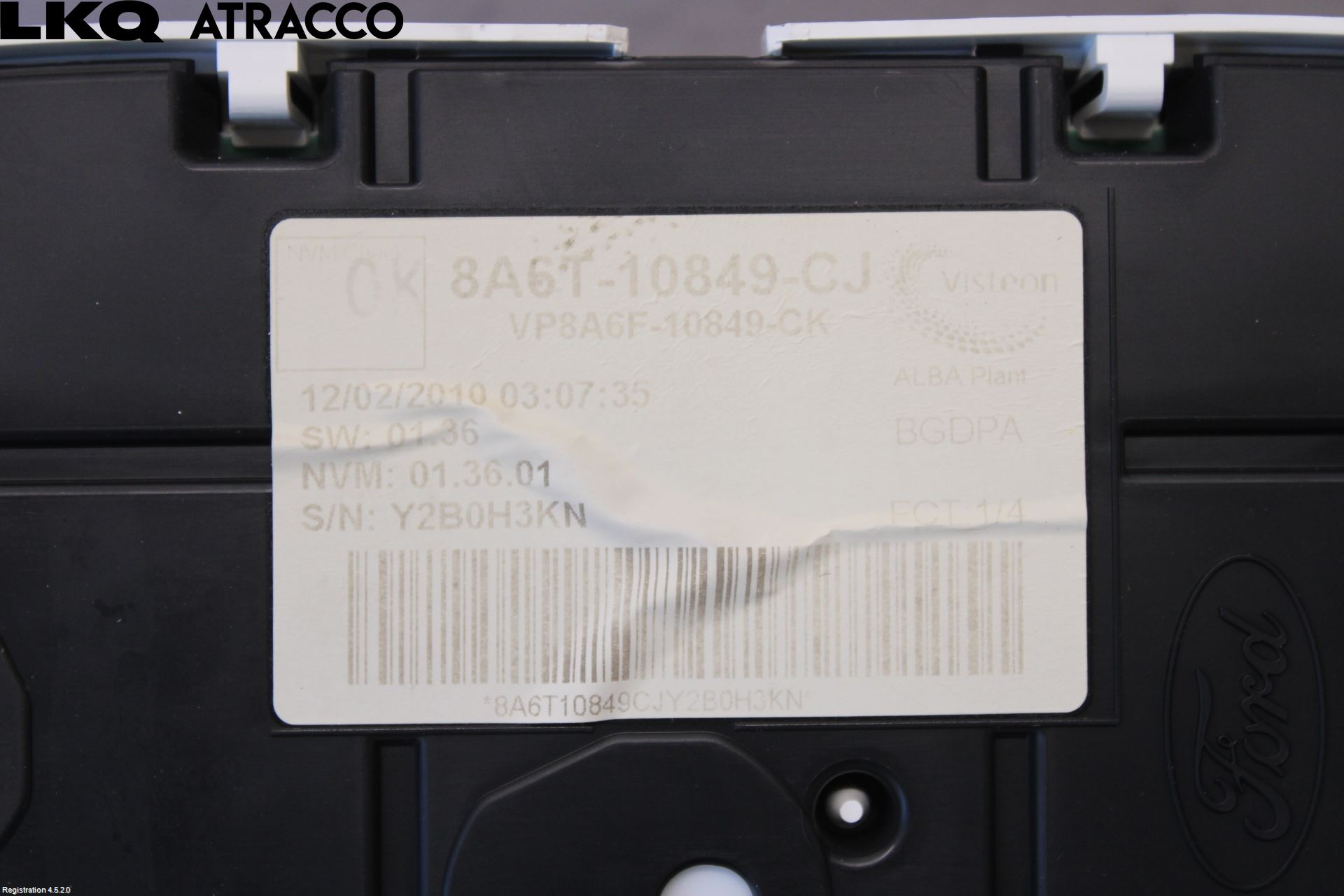 Ford FIESTA 09-12 Instr Kombinert