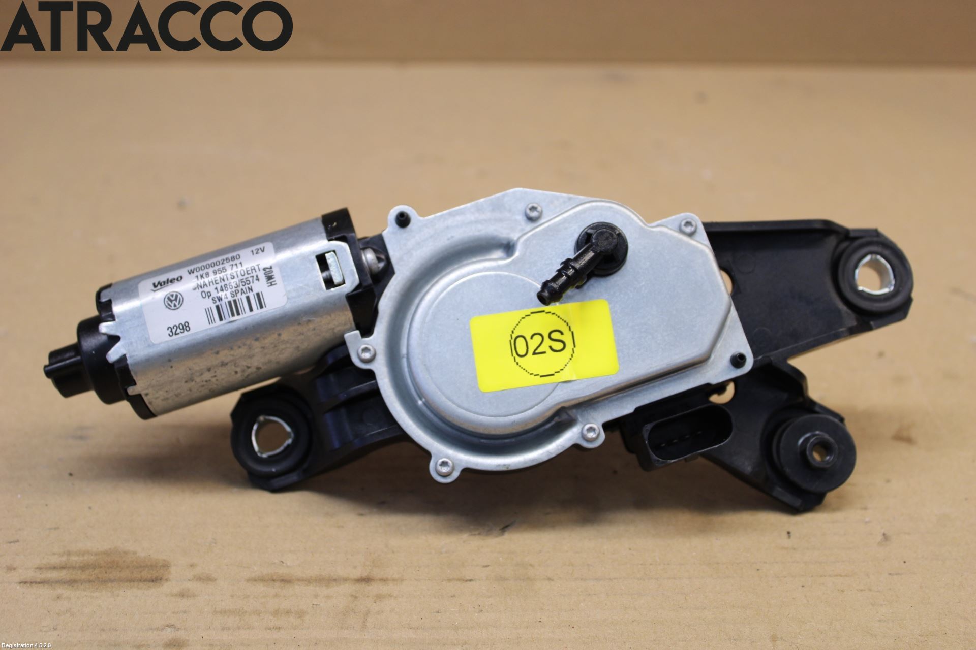 Volkswagen VW SCIROCCO 09-17 Viskermotor Bakluke