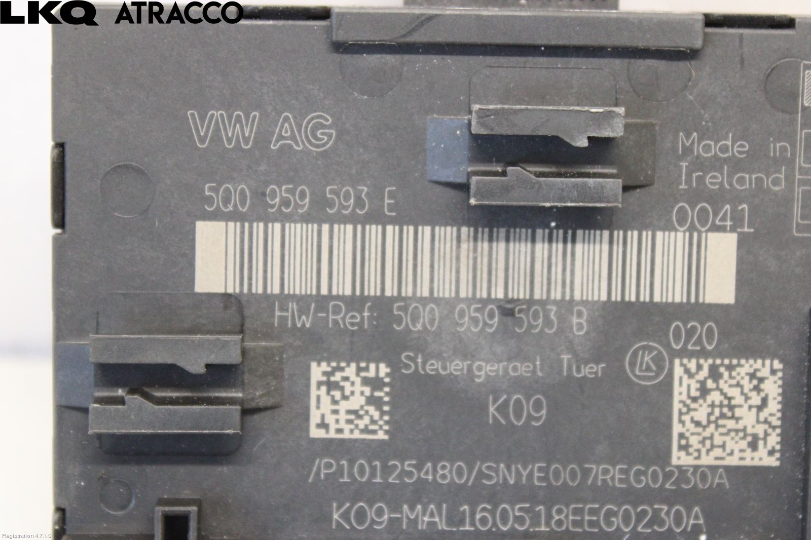 Volkswagen VW GOLF / E-GOLF VII 13-20 Styreenhet Dør