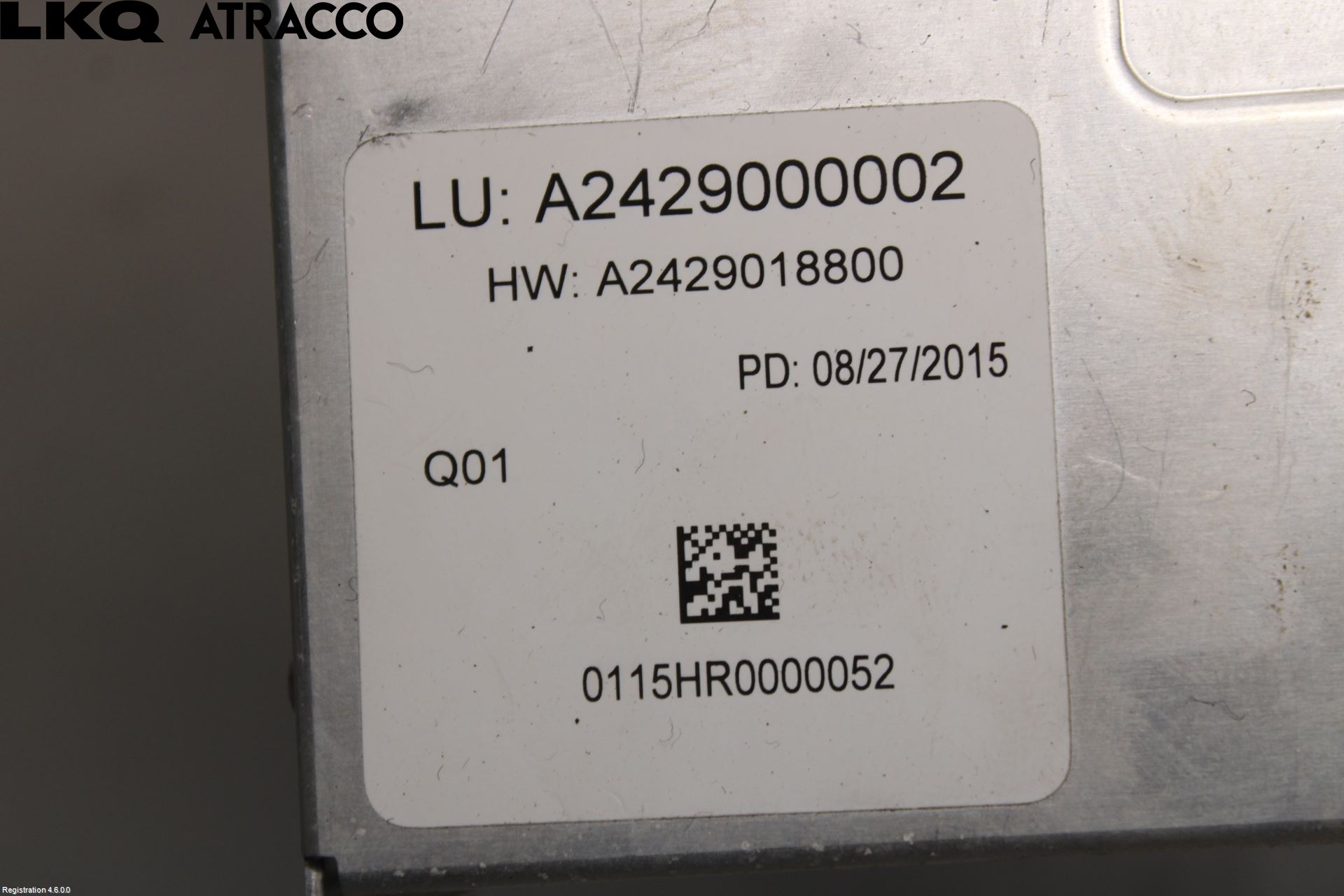 Mercedes-Benz MB B-KLASS (W246/W242) 12-19 Styreenhet Øvrig