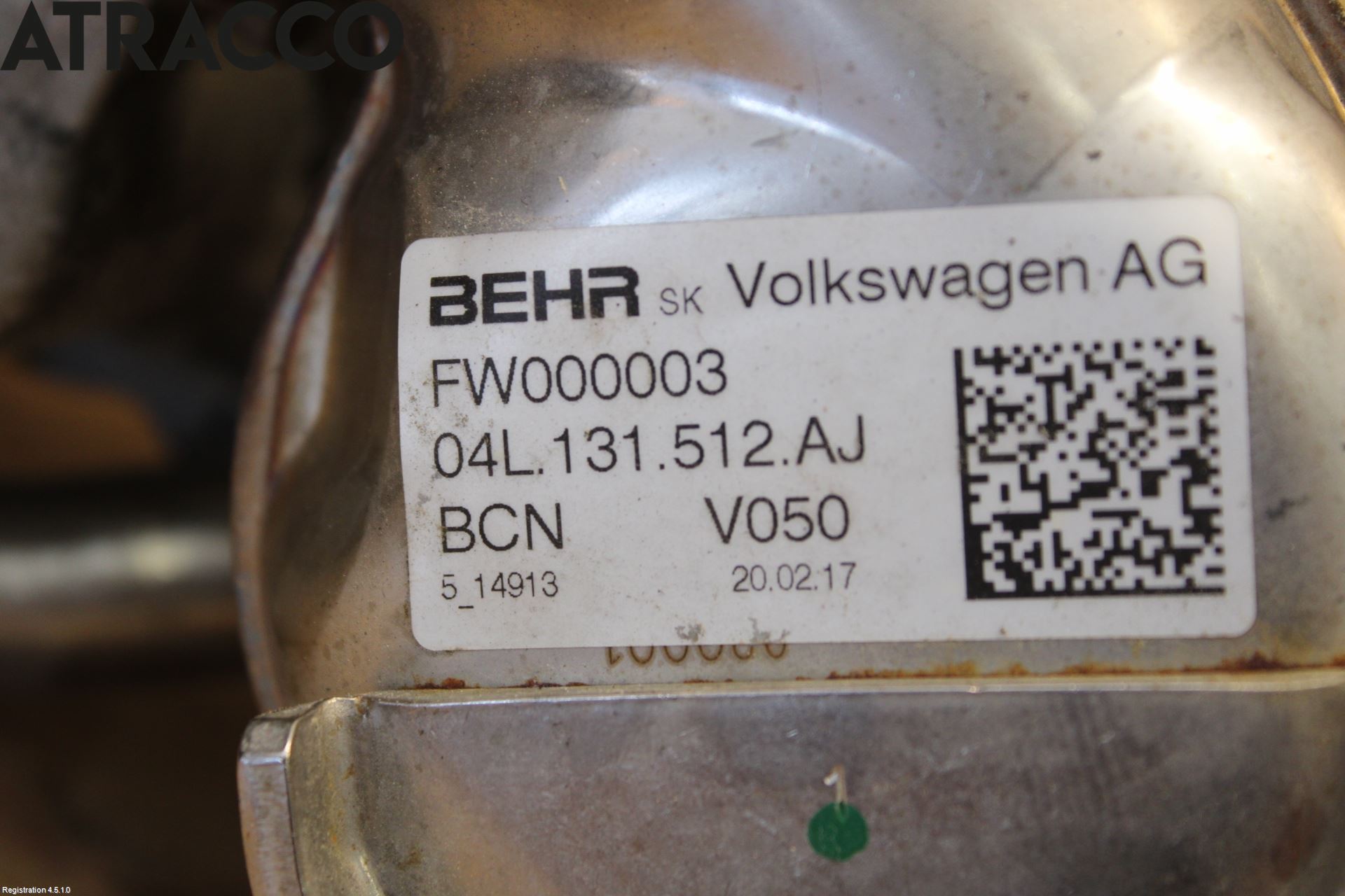 Volkswagen VW CADDY 16-20 Eksos Kjøler