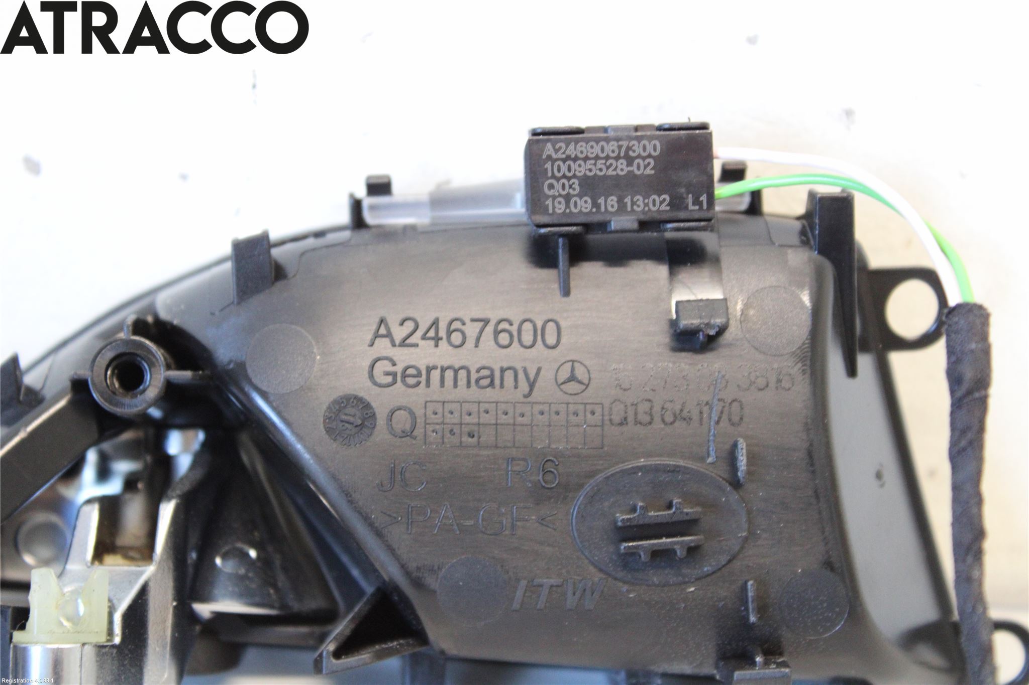 Mercedes-Benz MB B-KLASS (W246/W242) 12-19 Innr Dørhandtak H Indre