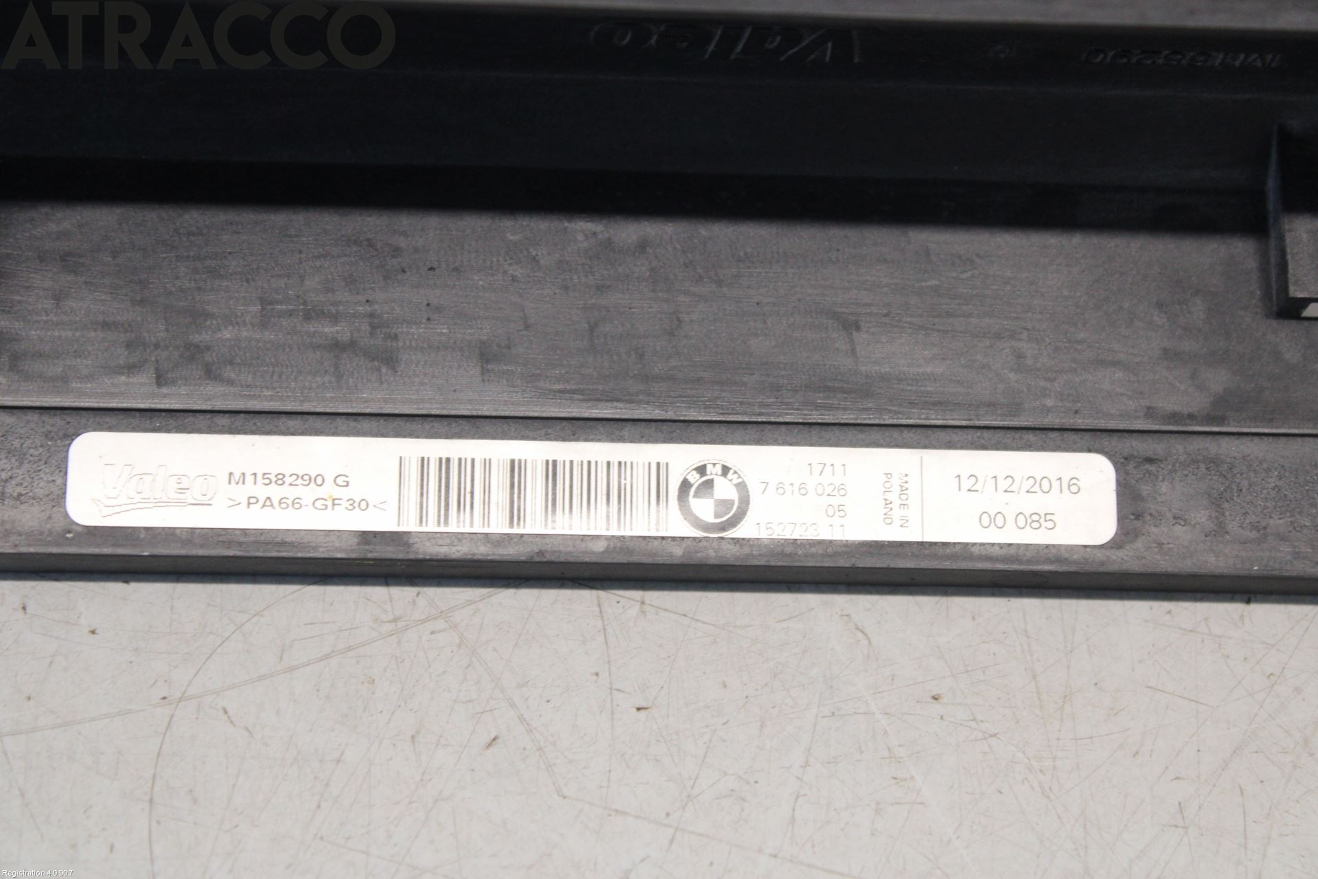 BMW i3 I01 13-22 Radiator Feste - Ramme - Bjelk