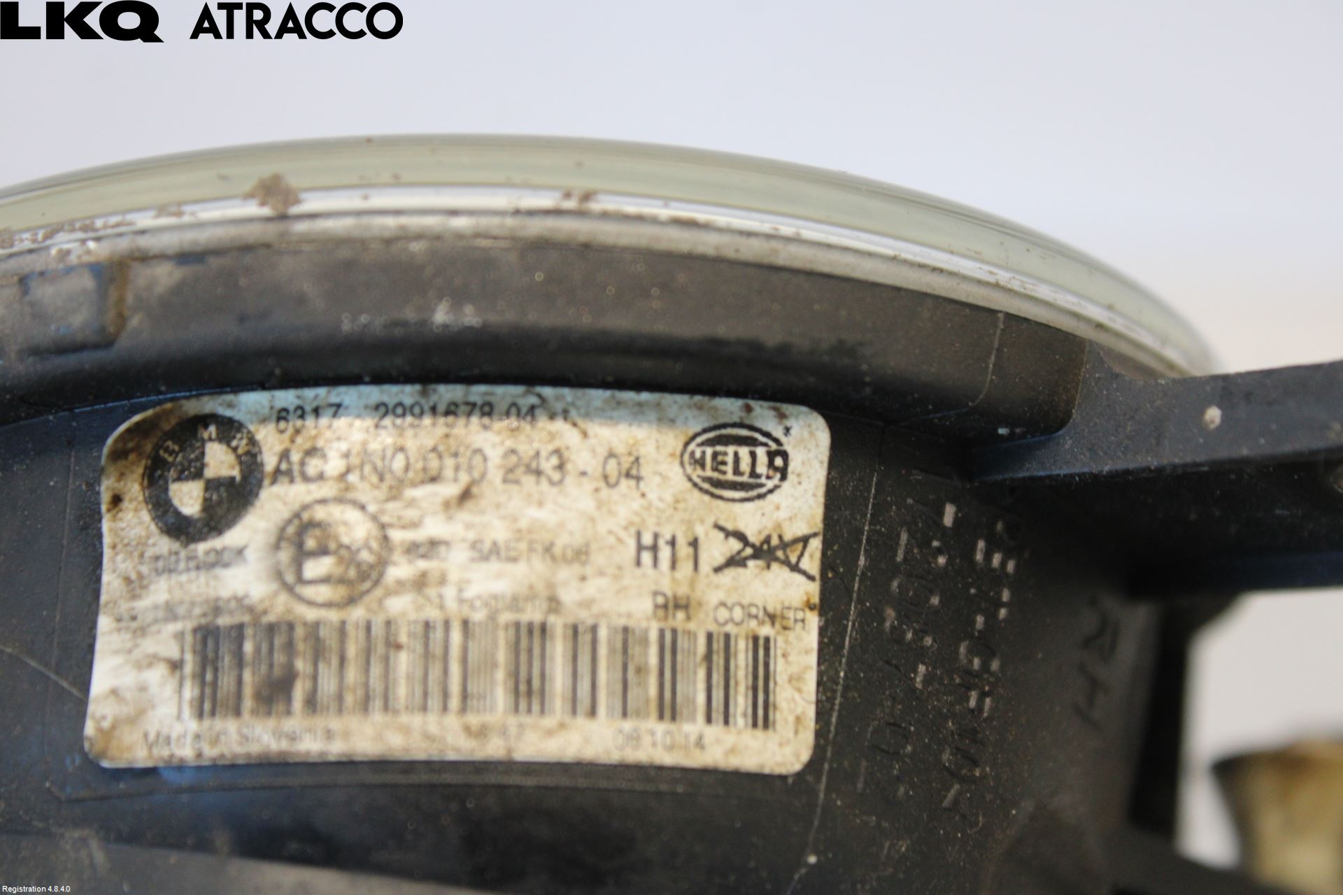 BMW X1 E84 10-15 Frontlykt-Kurve-Tåkelys