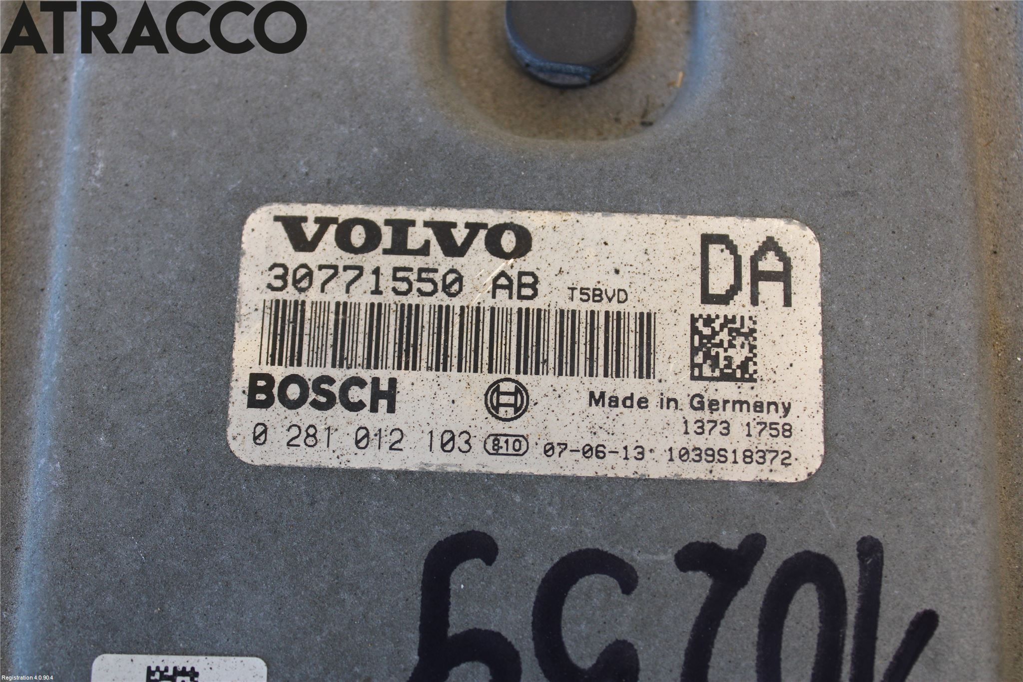 Volvo V70 05-08 Styreenhet Innsprøytning