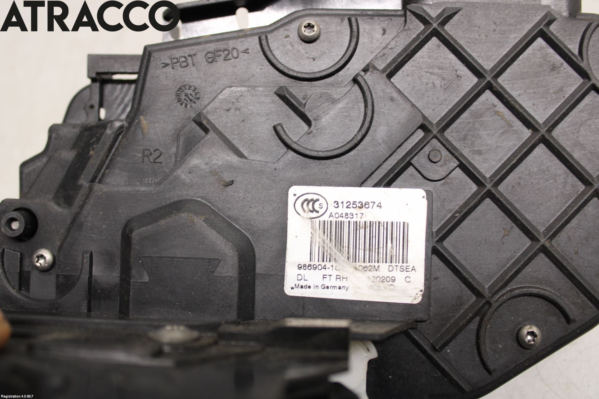 Volvo V70 08-13 Dørlås - Låsekasse