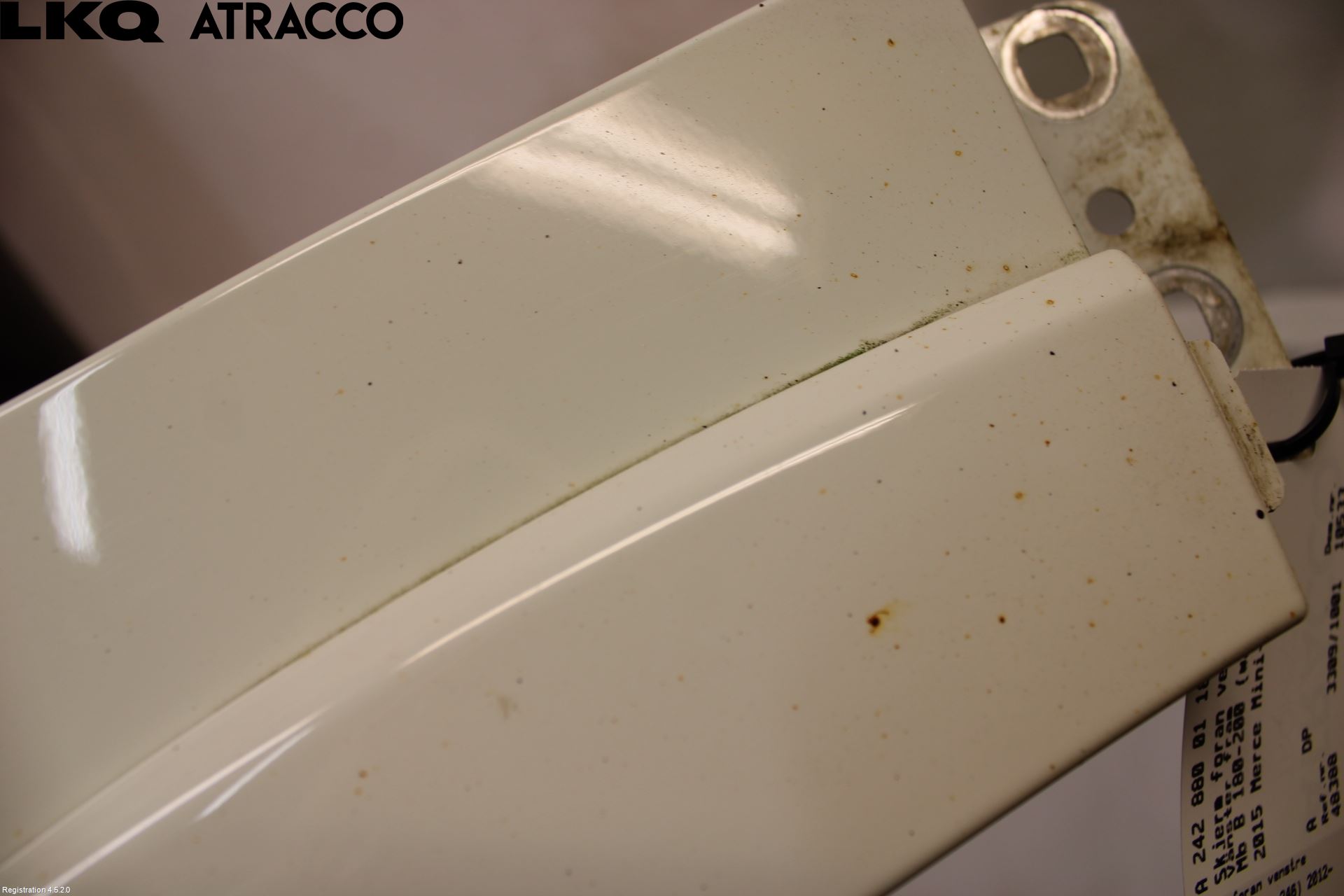 Mercedes-Benz MB B-KLASS (W246/W242) 12-19 Skjerm Foran Venstre