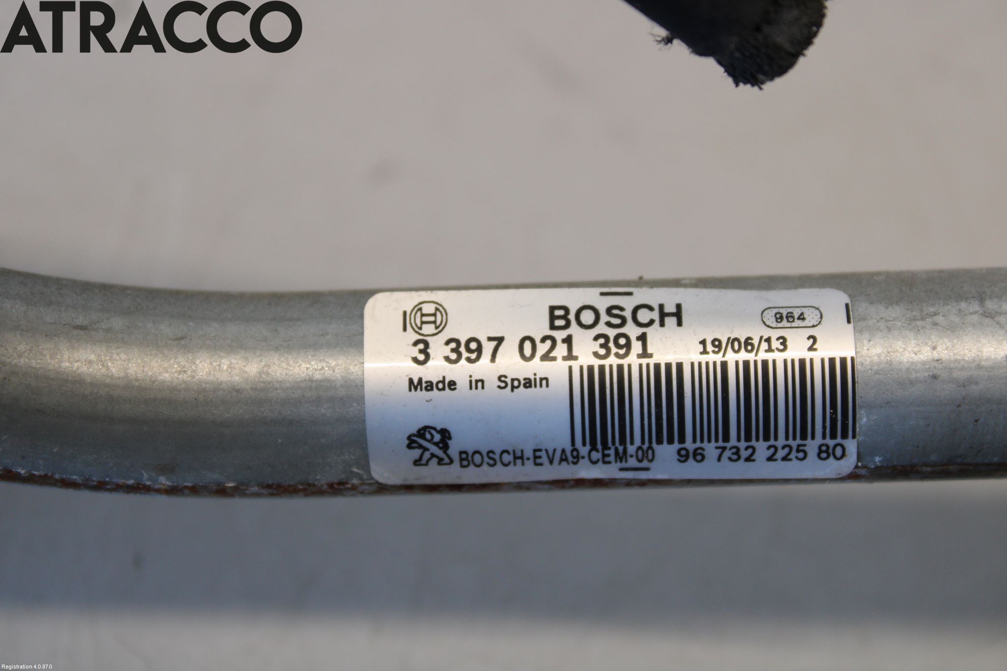 Peugeot 2008 13-20 Viskermotor Frontrute