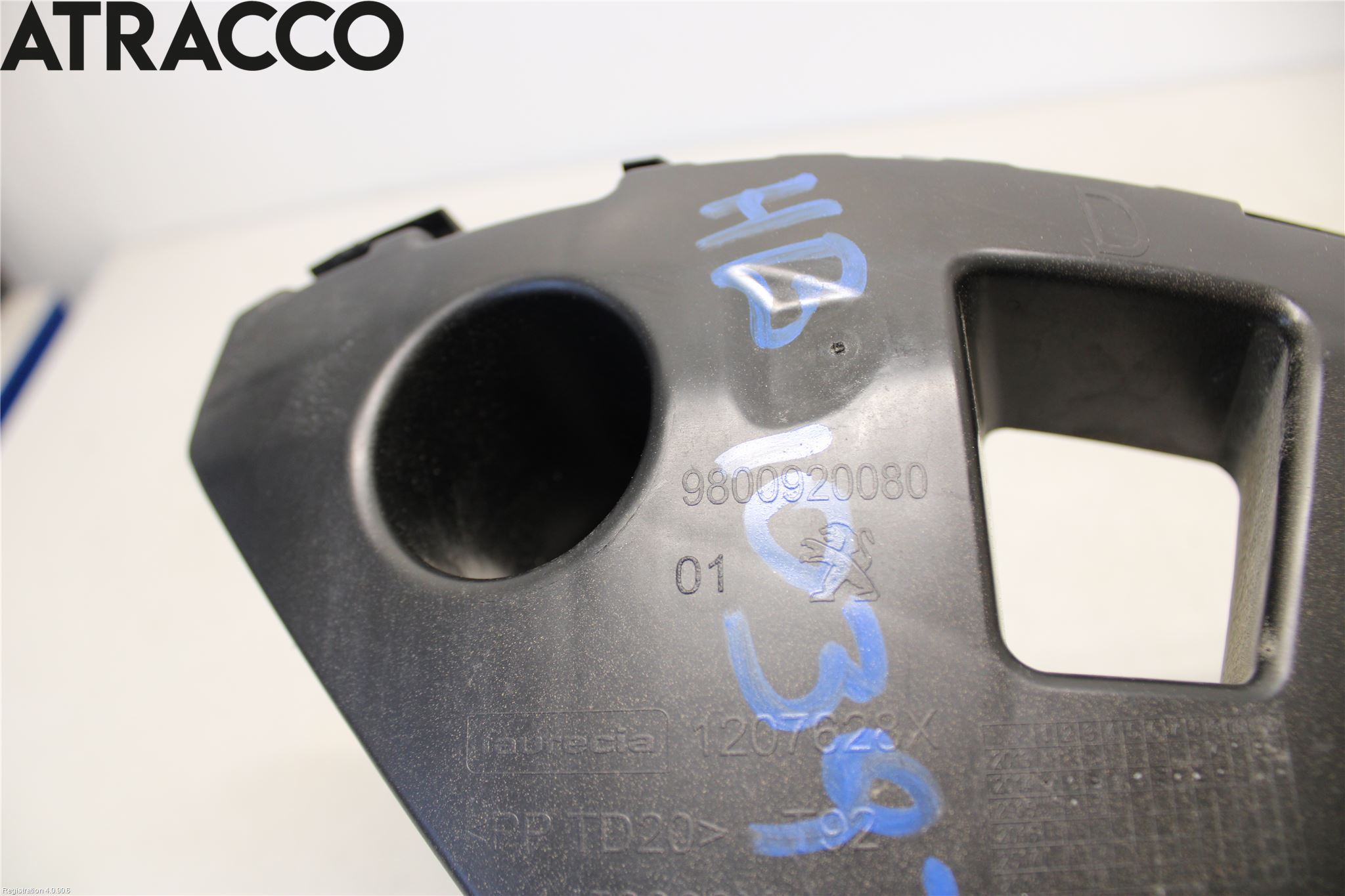 Peugeot 308 14-21 Støtfangerfeste Bak Høyre