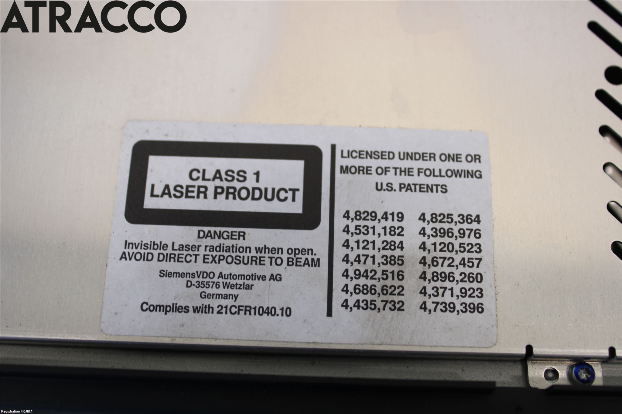 BMW X3 E83     03-10 Stereo Radio Med Cd