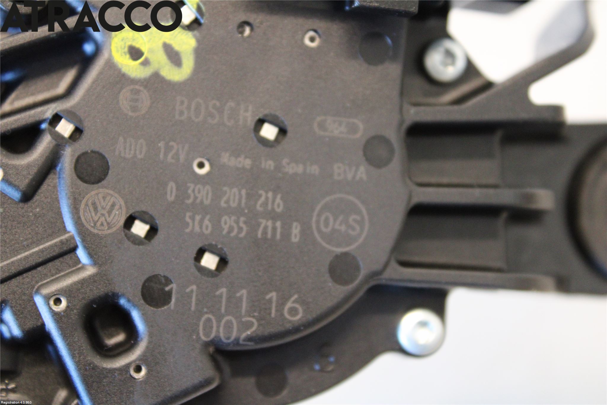 Volkswagen VW GOLF PLUS/CROSS GOLF 04-14 Viskermotor Bakluke