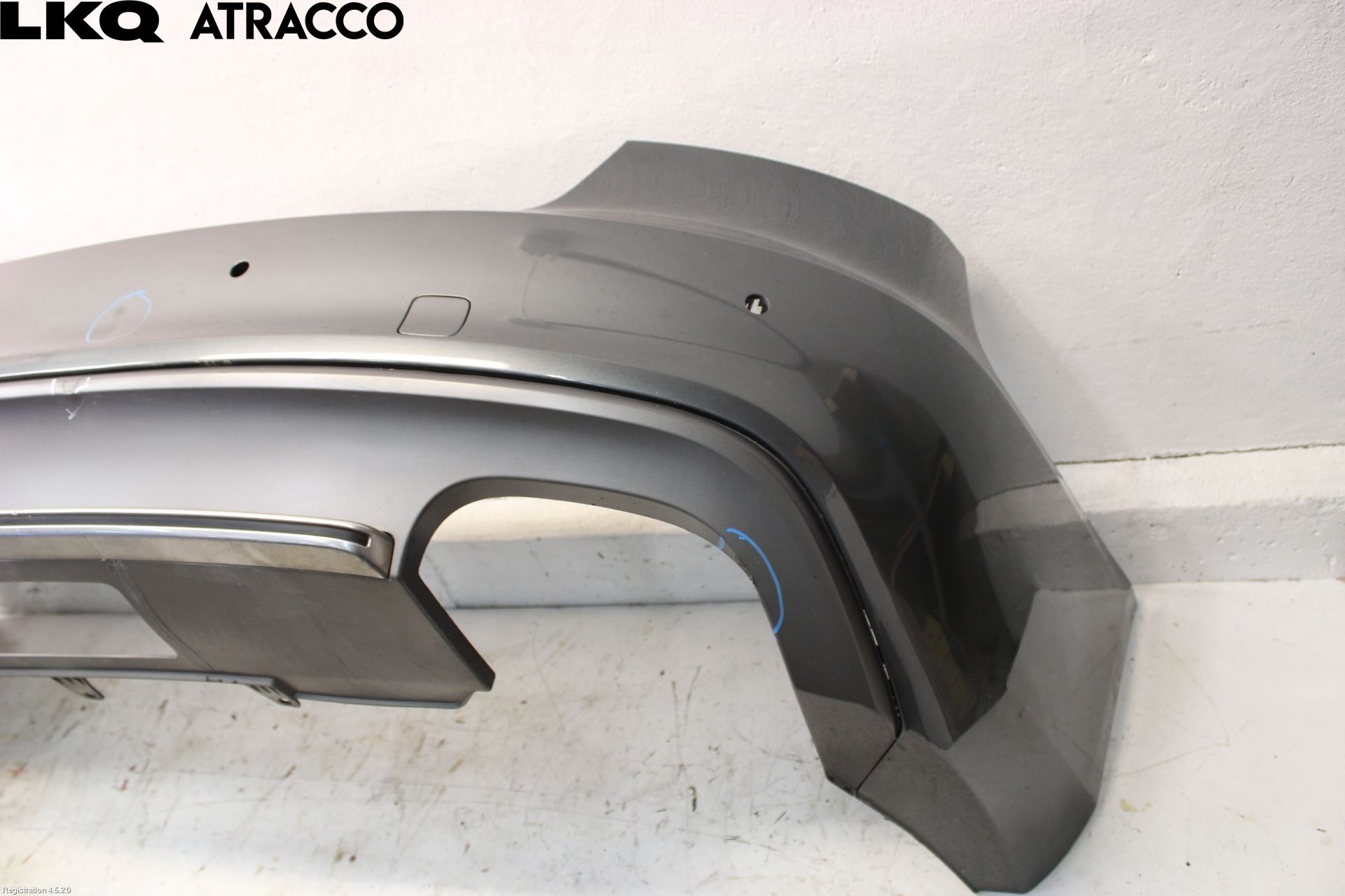 Audi S5 07- Støtfanger Bak