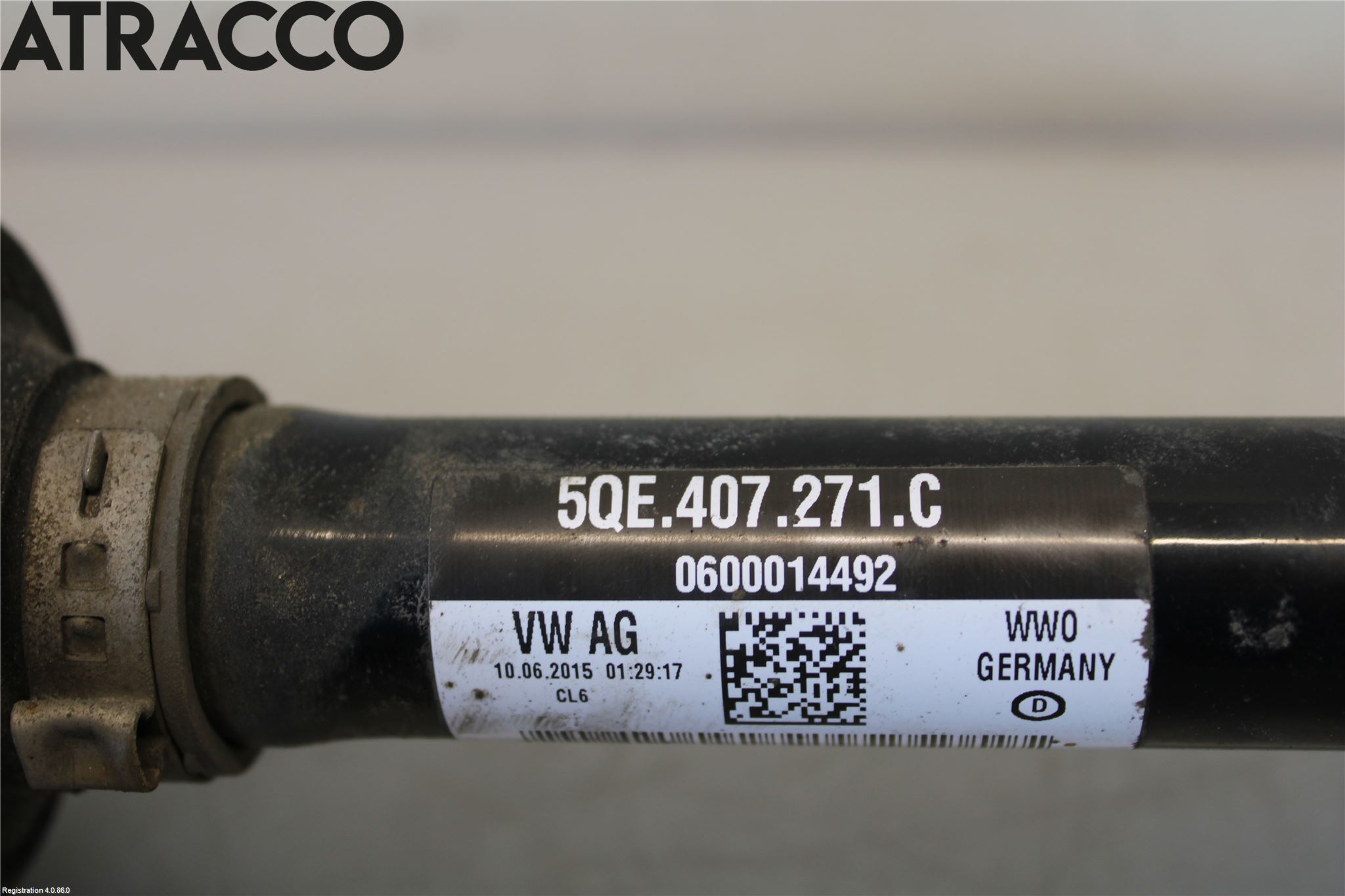 Volkswagen VW GOLF / E-GOLF VII 13-20 Drivaksel Foran Kompl Venstre