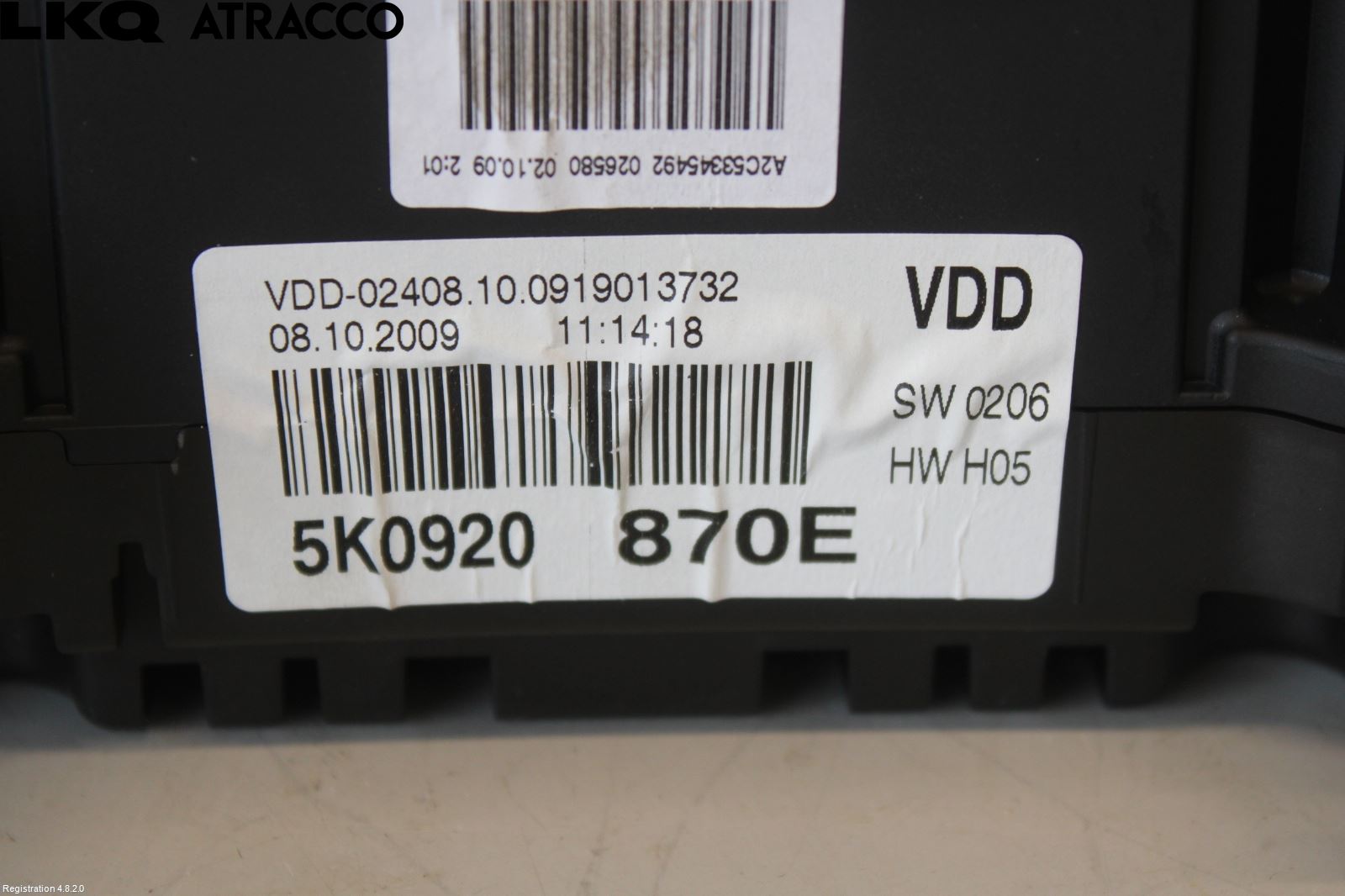 Volkswagen VW GOLF VI 09-13 Instr Kombinert