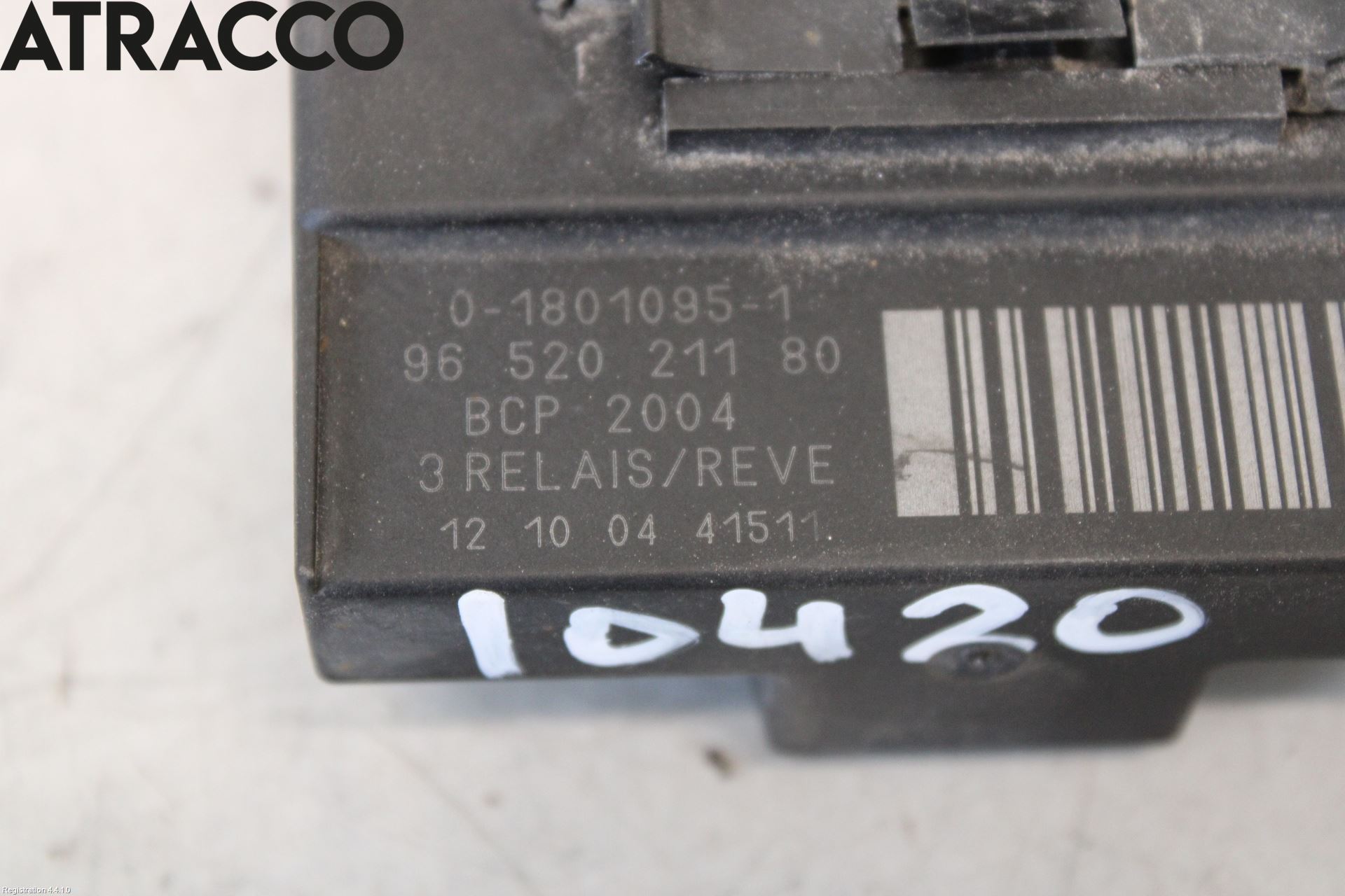 Citroen BERLINGO 08-18 Rele Øvrig