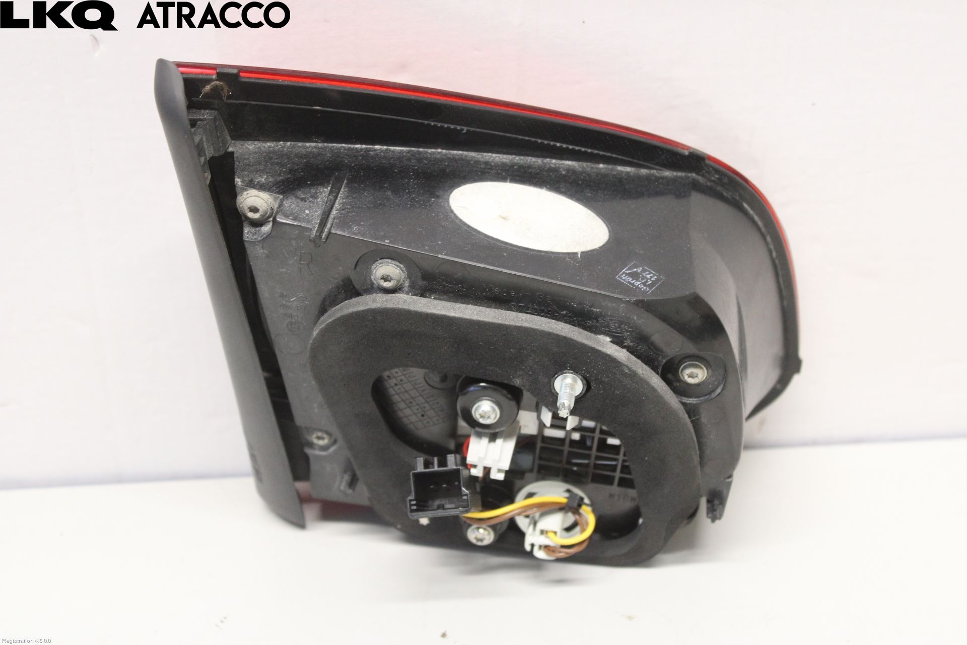 Volkswagen VW GOLF VI 09-13 Baklykt Høyre  På Luke(Indre)