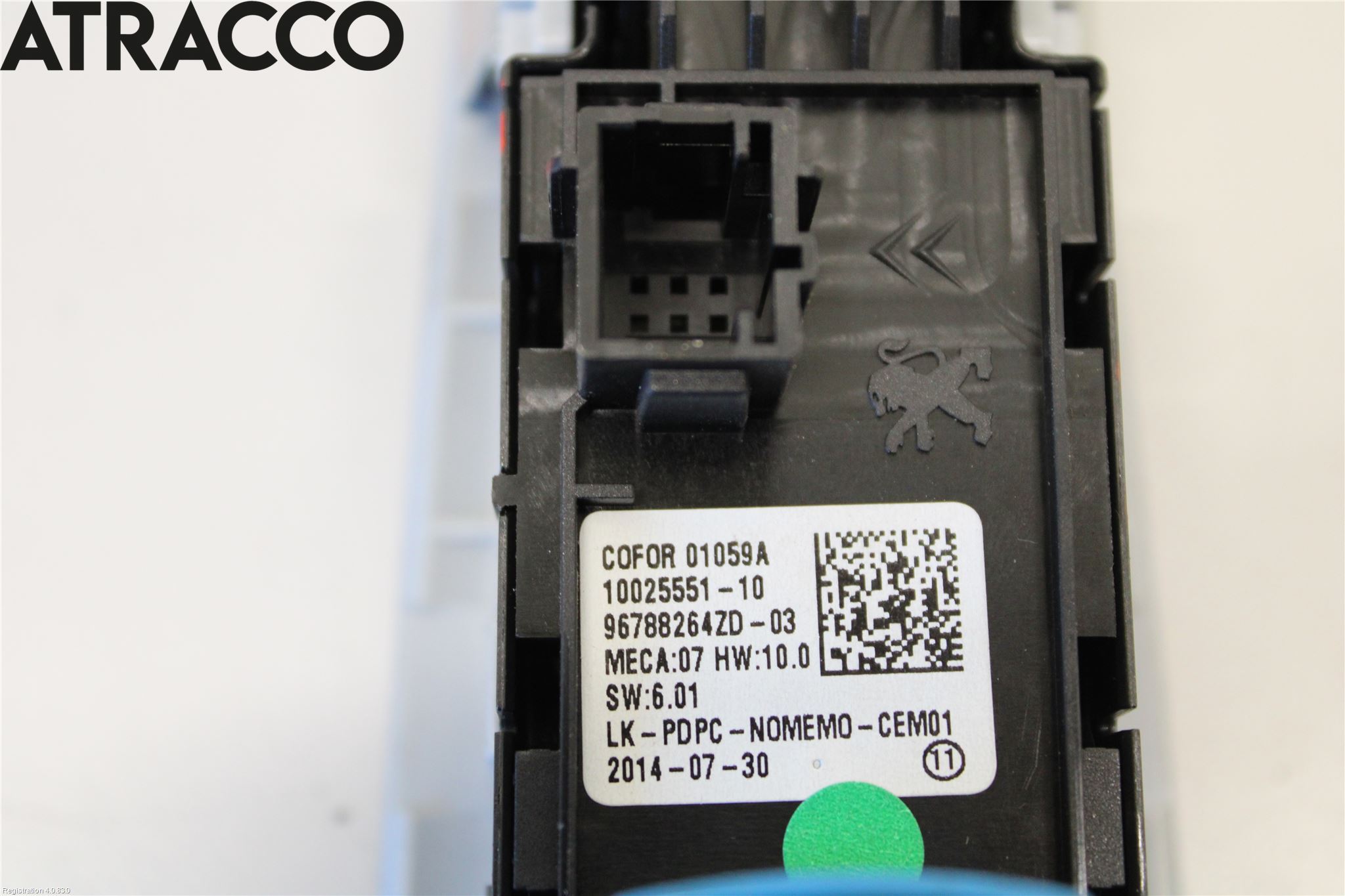 Peugeot 308 14-21 Bryter Vindusheis