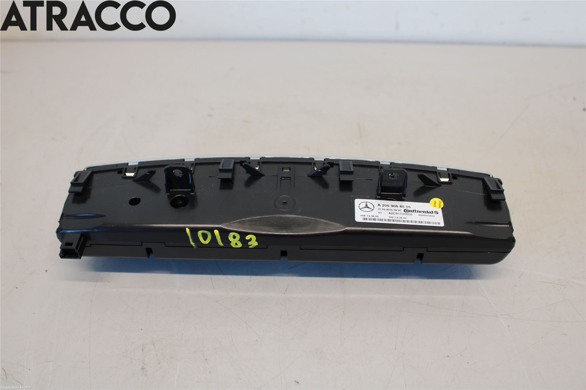 Mercedes-Benz MB C-KLASS (W205) 14-21 Varme Ac Betjening-Display