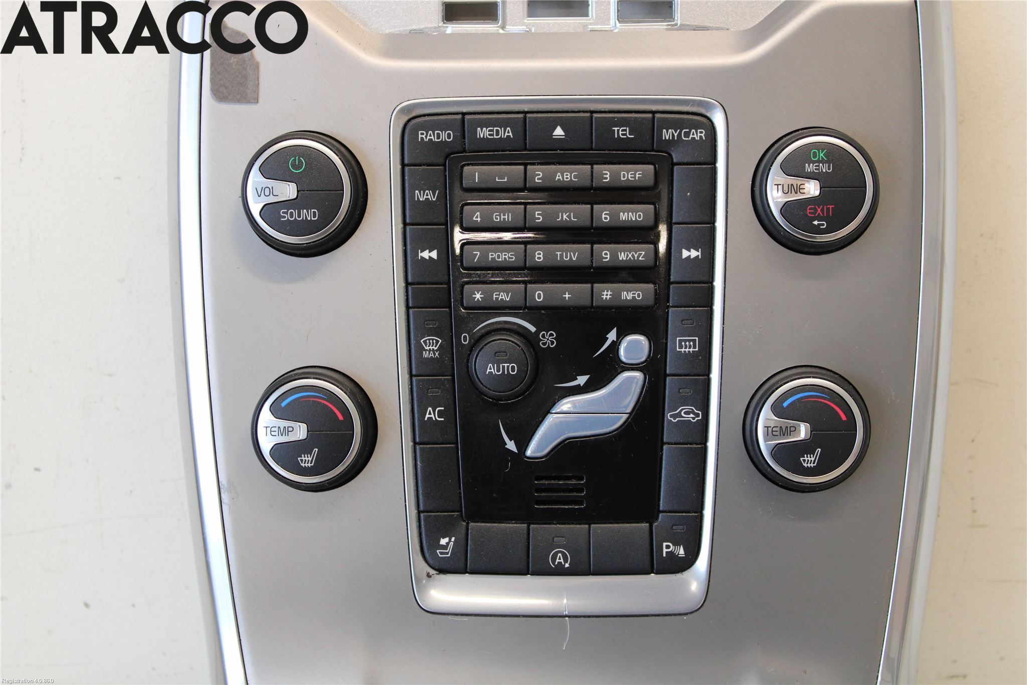 Volvo S80 07-13 Varme Ac Betjening-Display