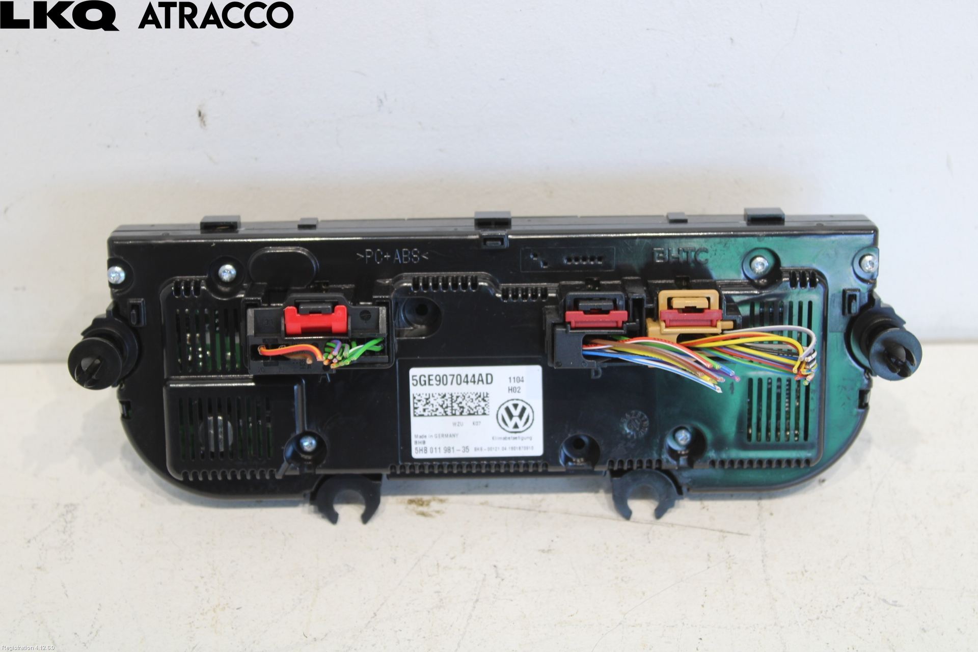 Volkswagen VW GOLF / E-GOLF VII 13-20 Varme Ac Betjening-Display