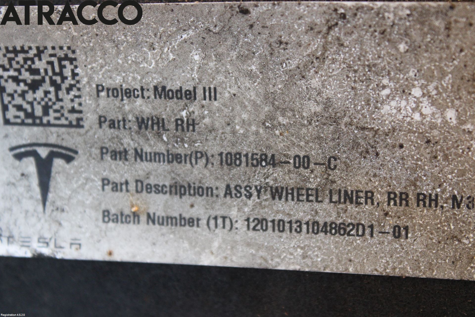 Tesla MODEL 3 17- Skjerm Indre