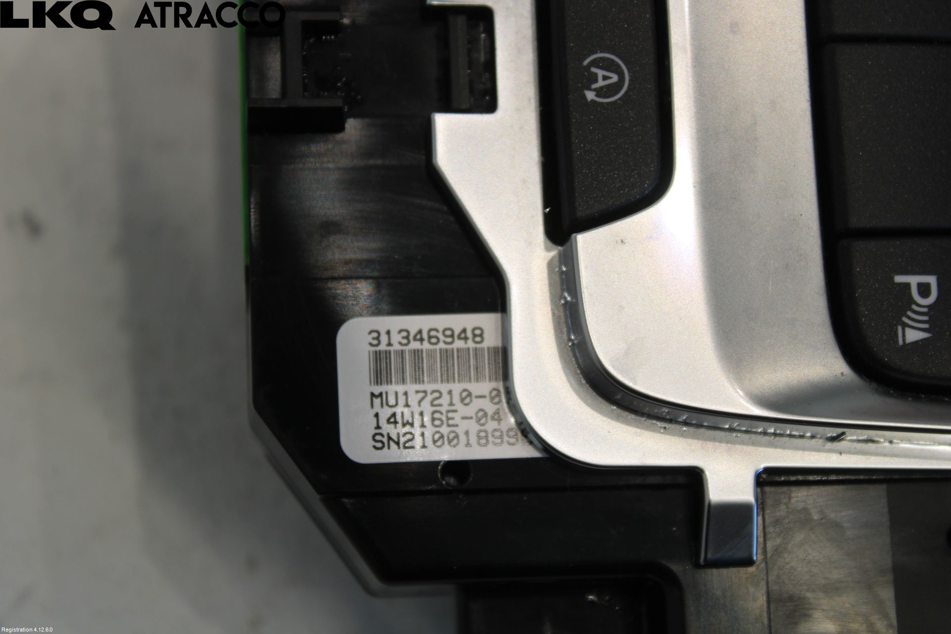 Volvo V40 12-19 Varme Ac Betjening-Display