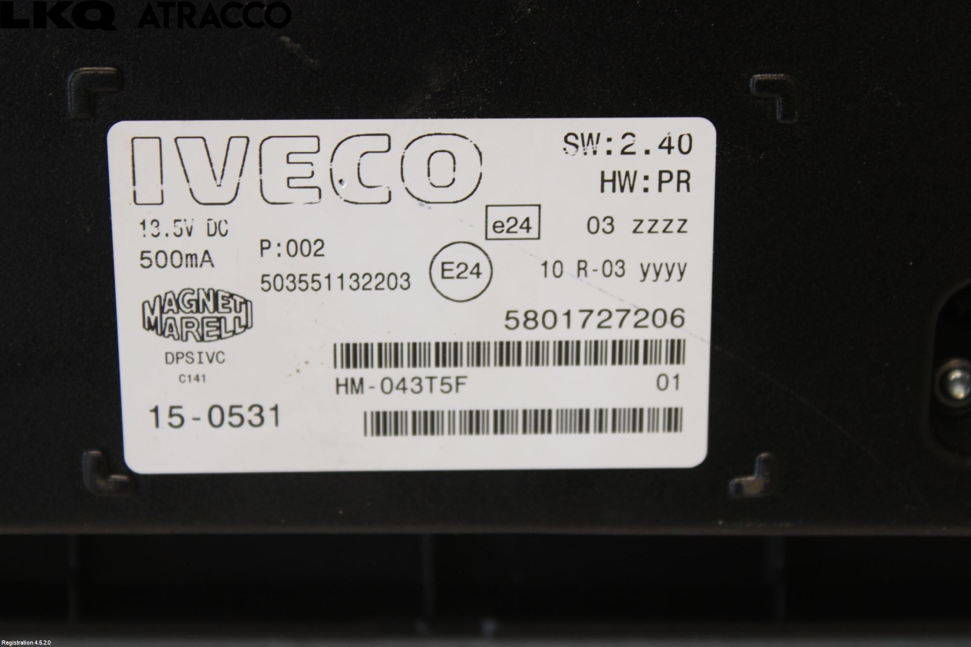 Iveco DAILY 14->> Stereo Radio