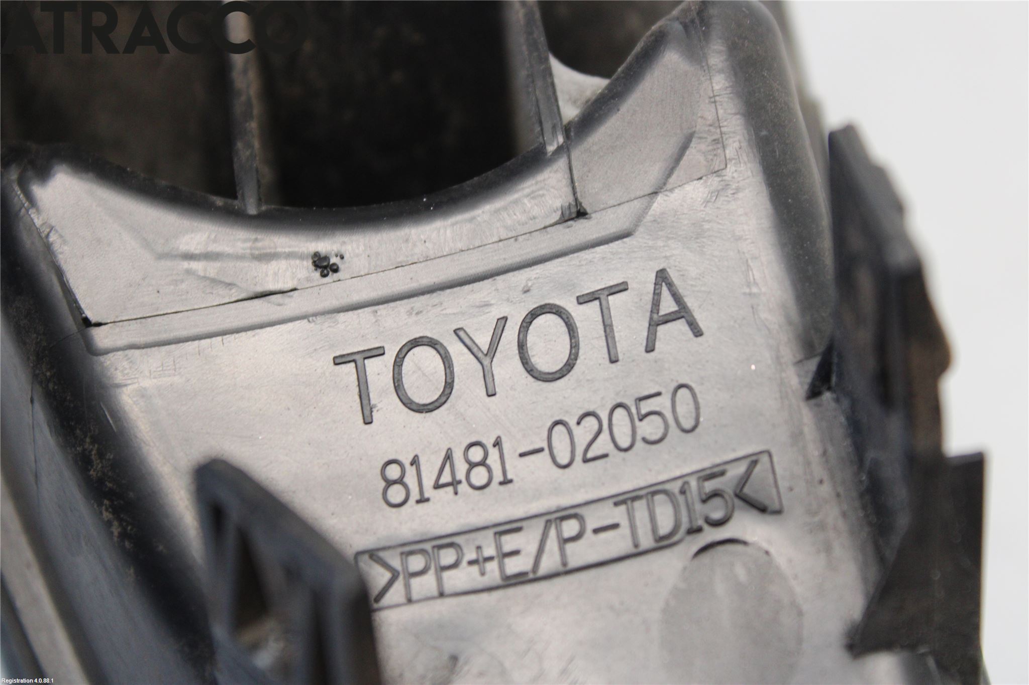 Toyota AURIS 10-12 Frontlykt Kurve-Tåkelys Ramme