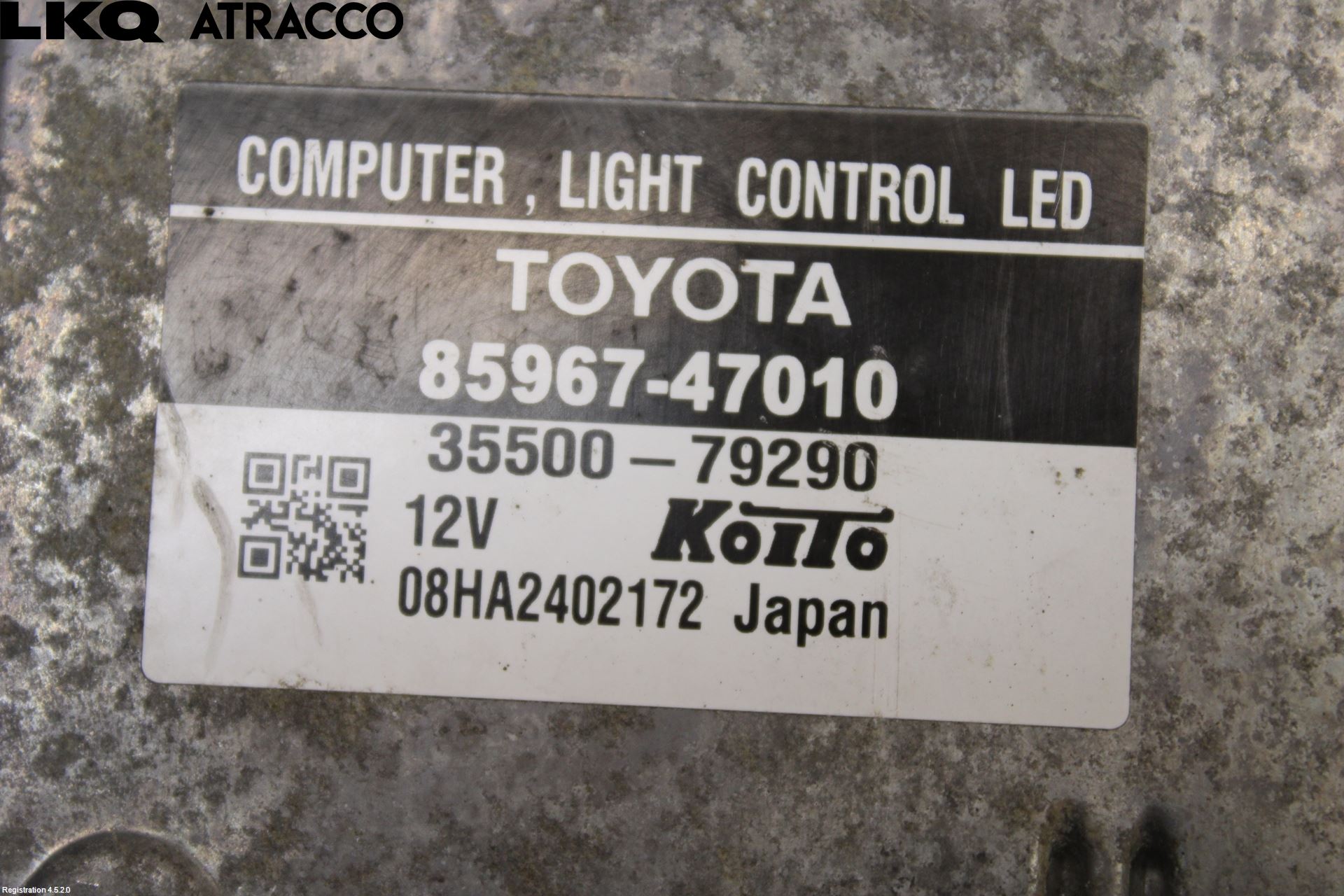 Toyota PRIUS ZVW30 09-20 Styreenhet Xenon