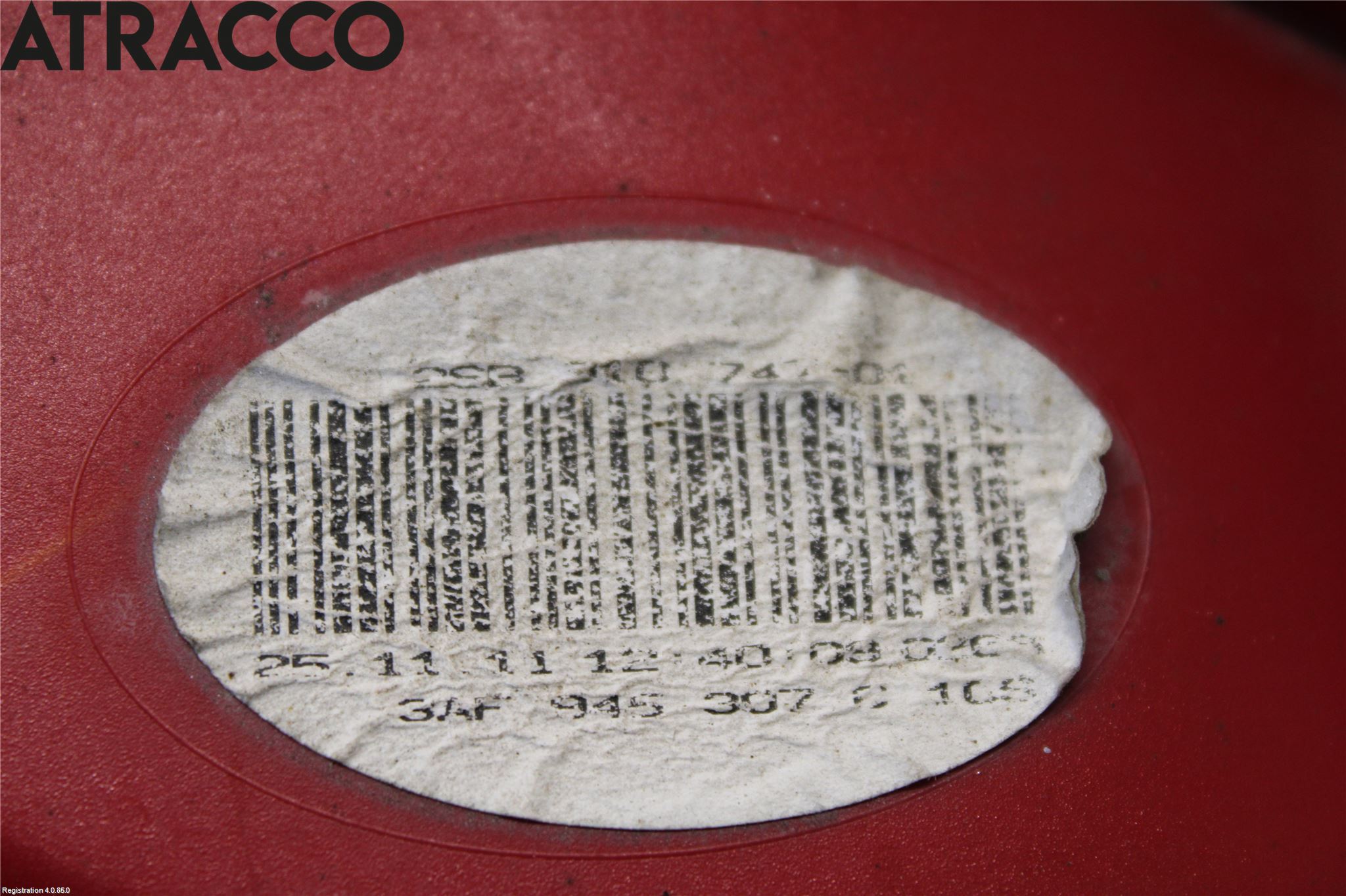 Volkswagen VW PASSAT 11-14 Baklykt Venstre  På Luke(Indre