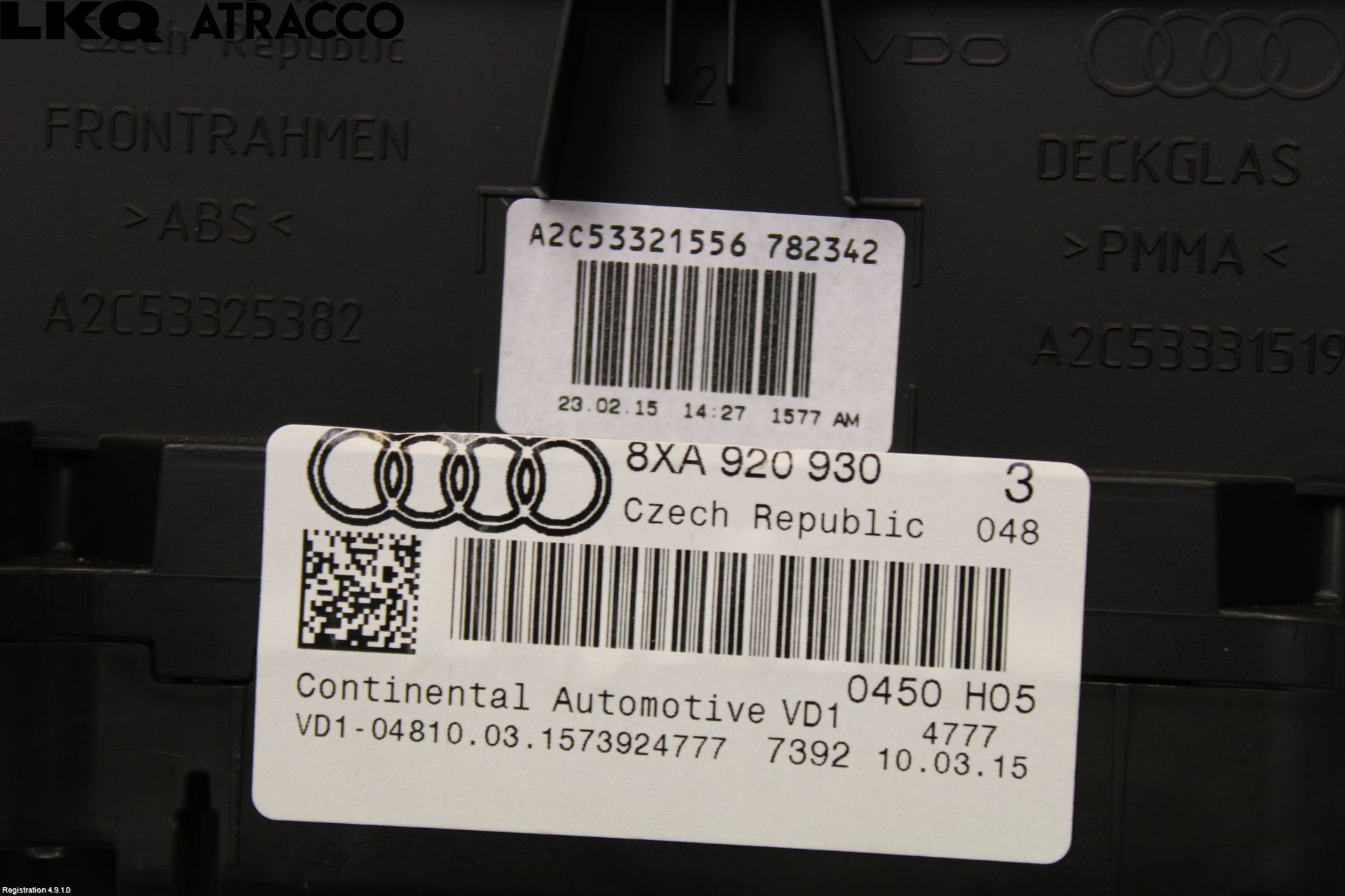 Audi A1/S1 11-18 Instr Kombinert