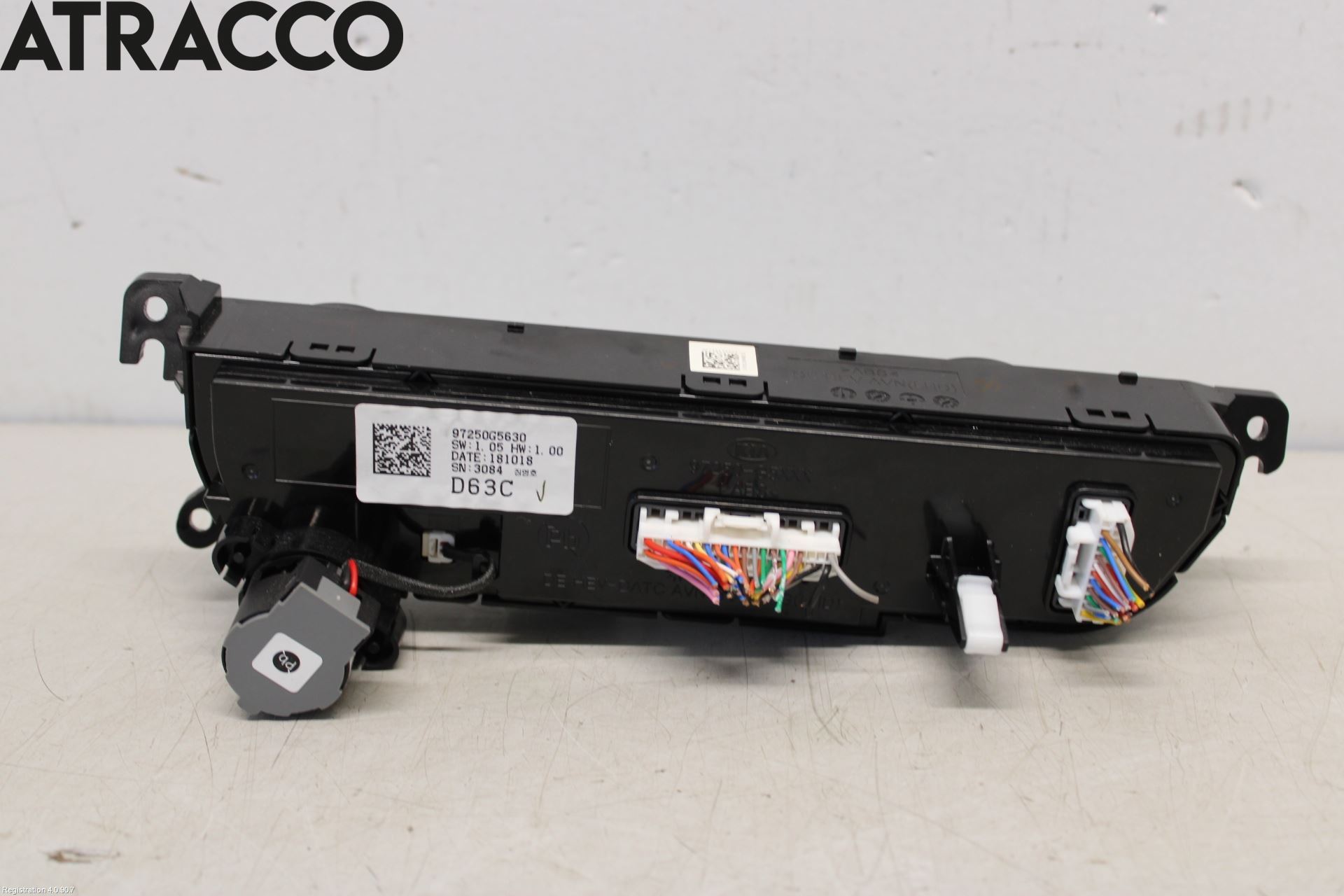 Kia NIRO (DE) 17-22 Varme Ac Betjening-Display