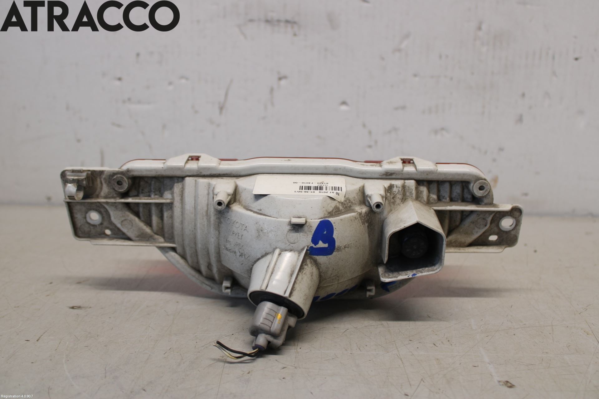 Toyota C-HR 16-23 Baklykt Ryggelys-Tåkelys