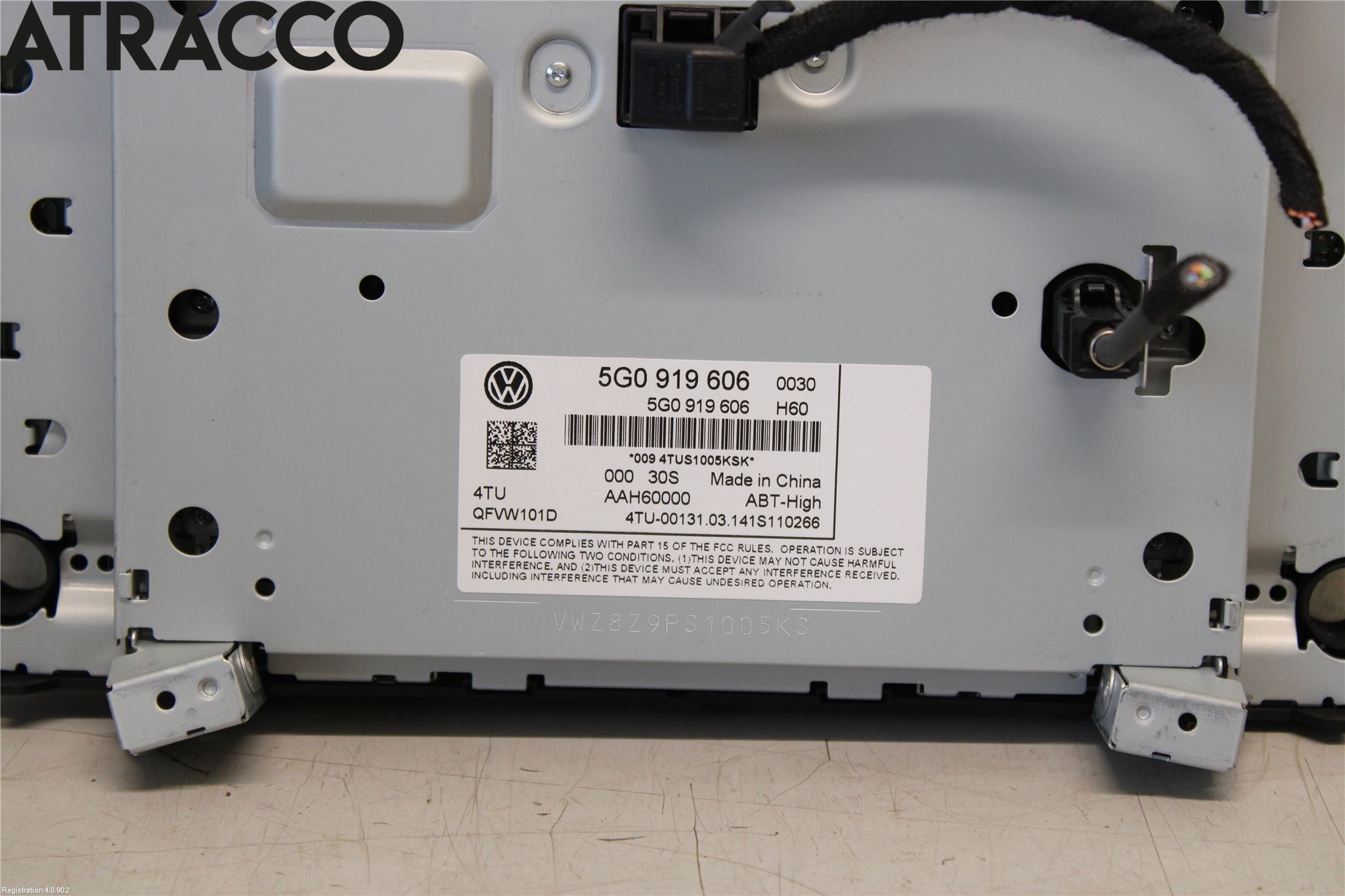 Volkswagen VW GOLF / E-GOLF VII 13-20 Multifunktionsdisplay