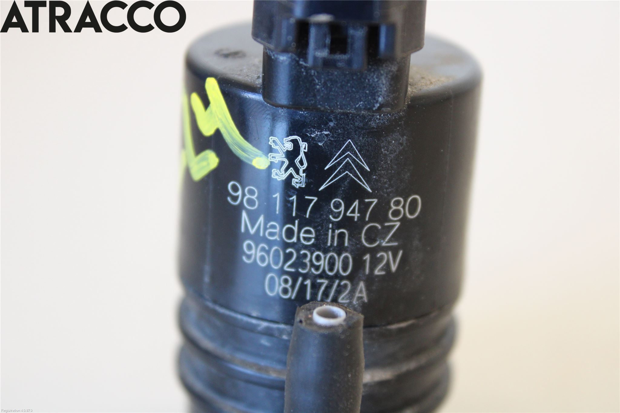 Peugeot EXPERT/E-EXPERT 17- Spylerpumpe Frontrute