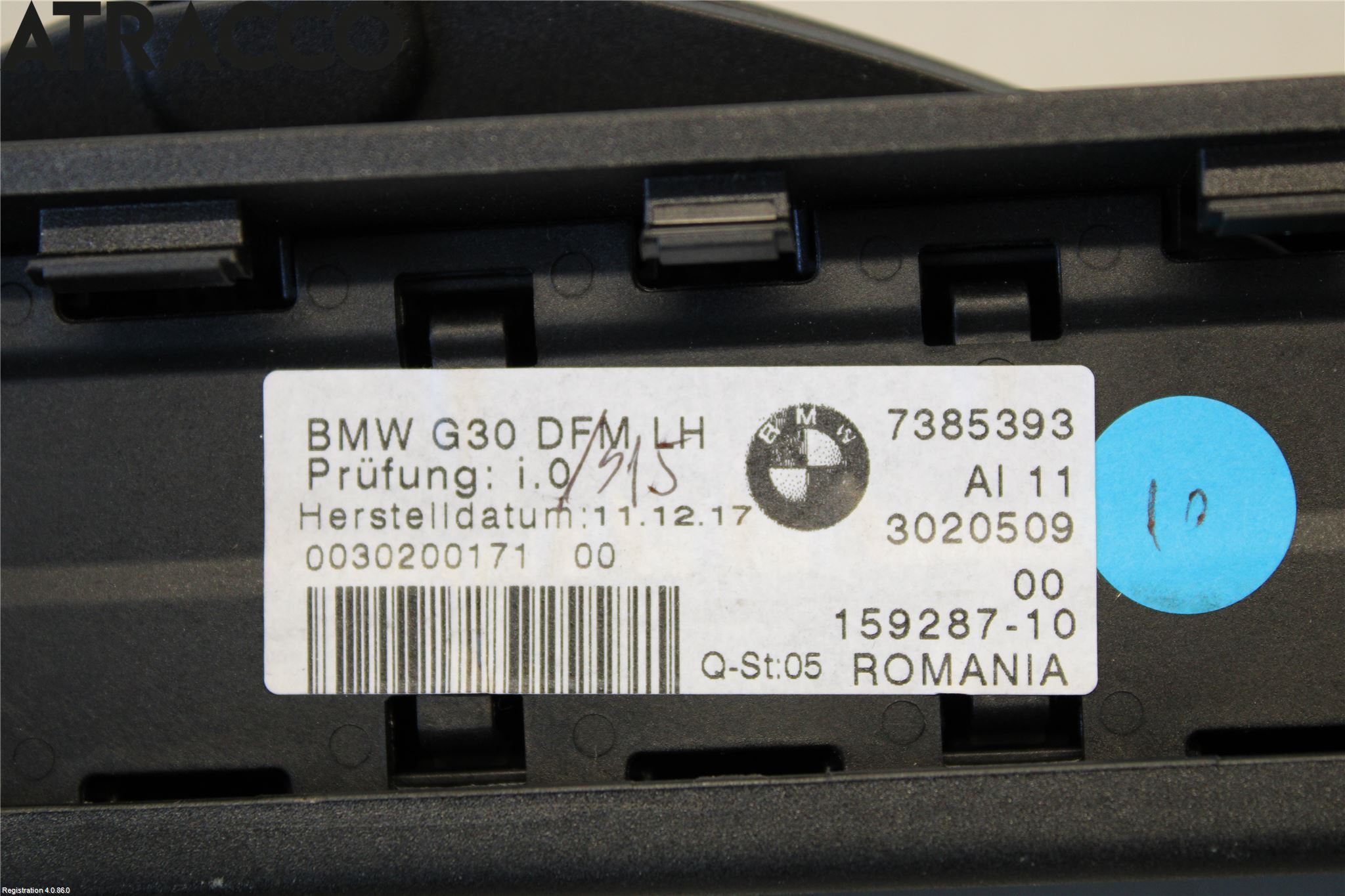 BMW 5 G30/G31/F90 17-23 Innr Solskjerm
