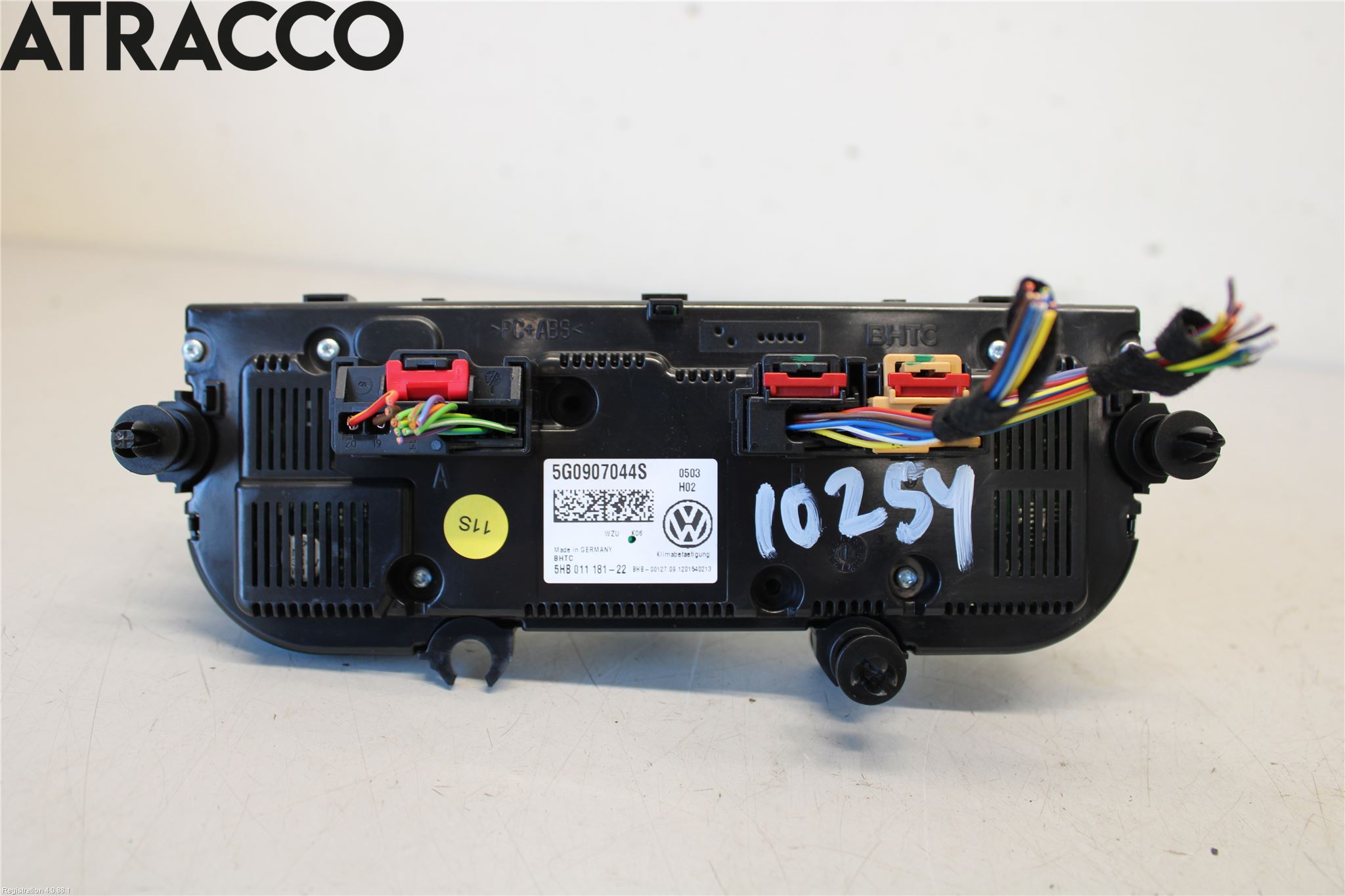 Volkswagen VW GOLF / E-GOLF VII 13-20 Varme Ac Betjening-Display