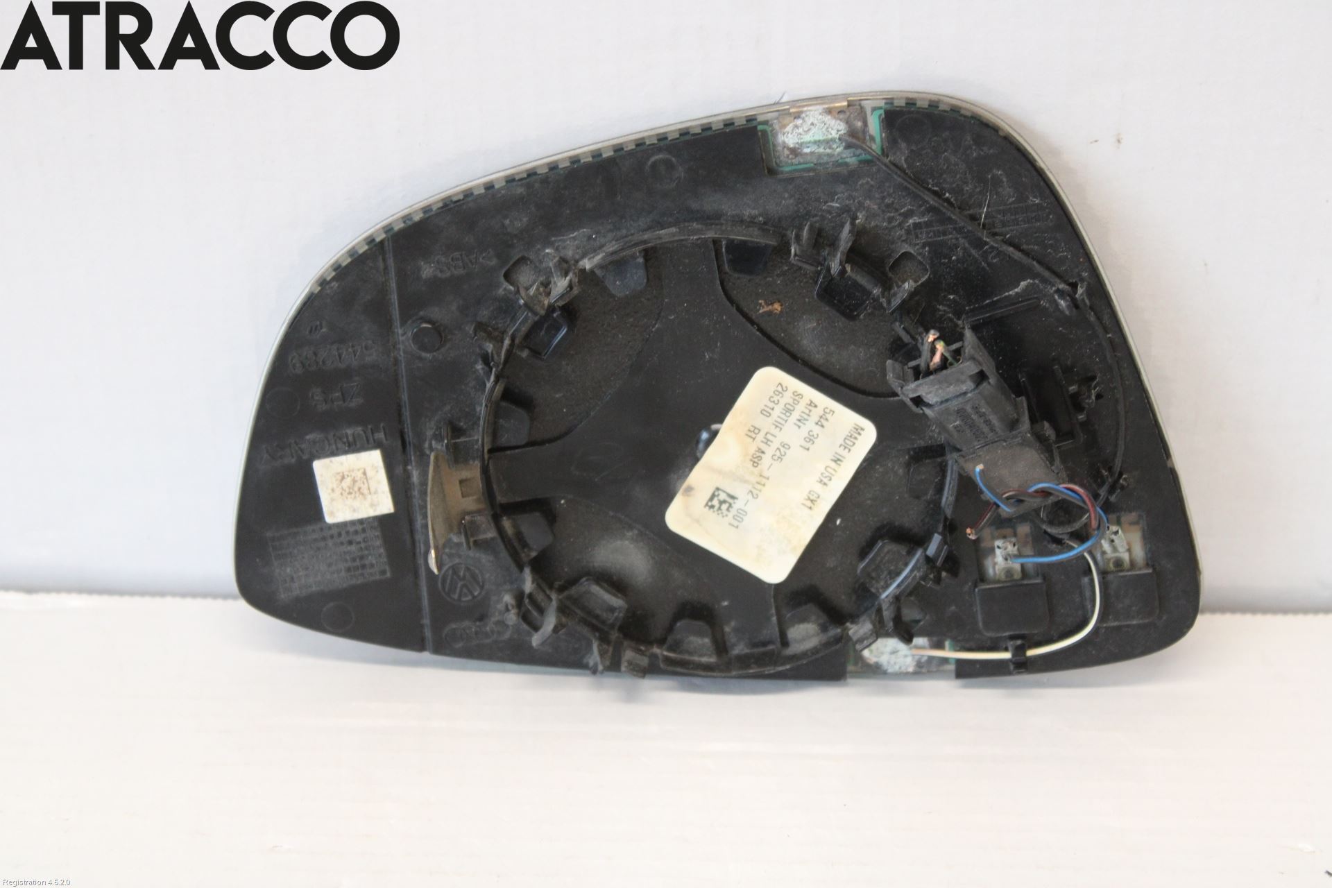 Volkswagen VW PASSAT 11-14 Speil Glass V