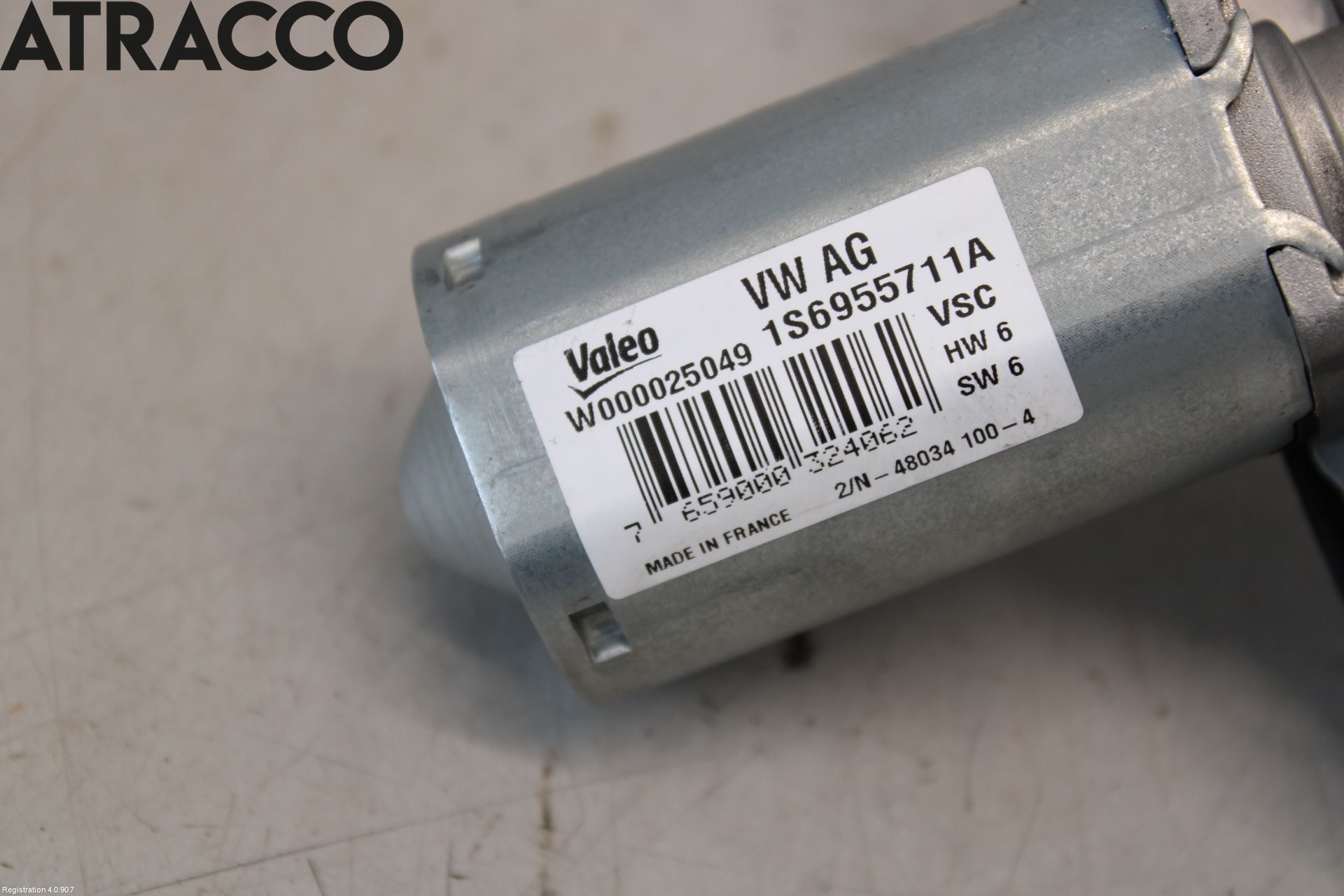 Volkswagen VW UP! / E-UP! Viskermotor Bakluke