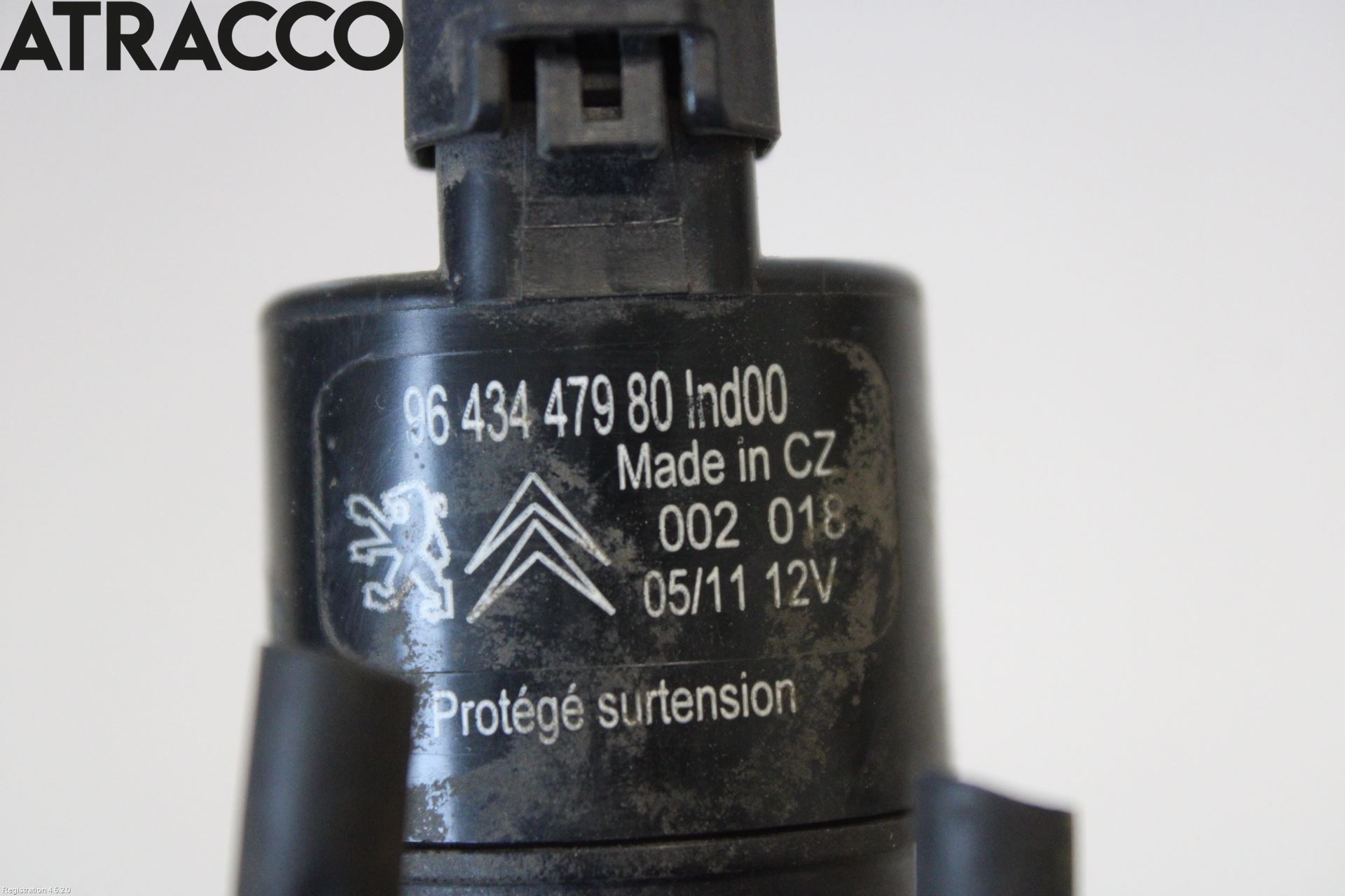 Peugeot 5008 10-16 Spylerpumpe Frontrute