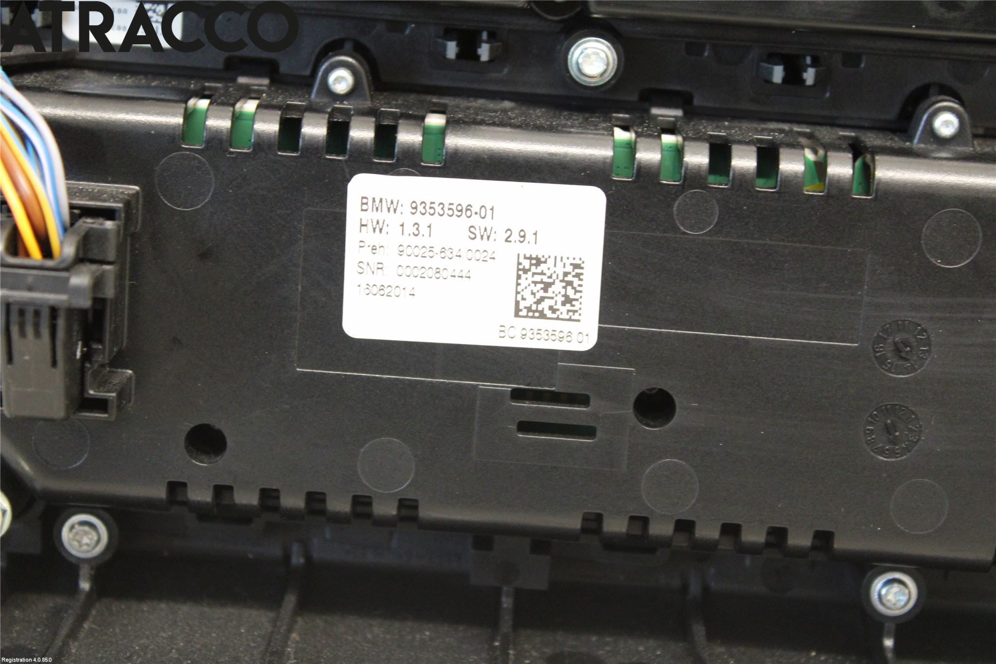 BMW 5 F10/F11/F18 09-17 Varme Ac Betjening-Display