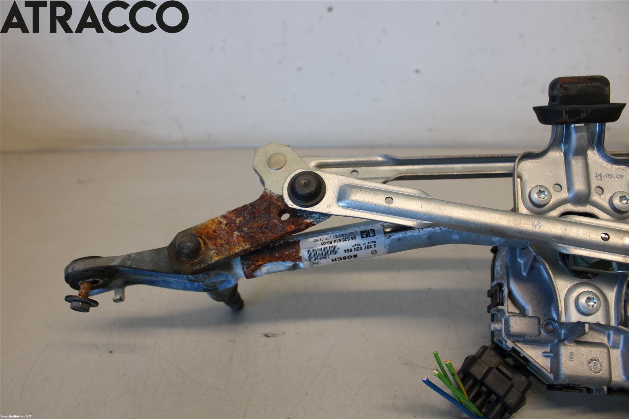 Citroen BERLINGO 08-18 Viskermotor Frontrute