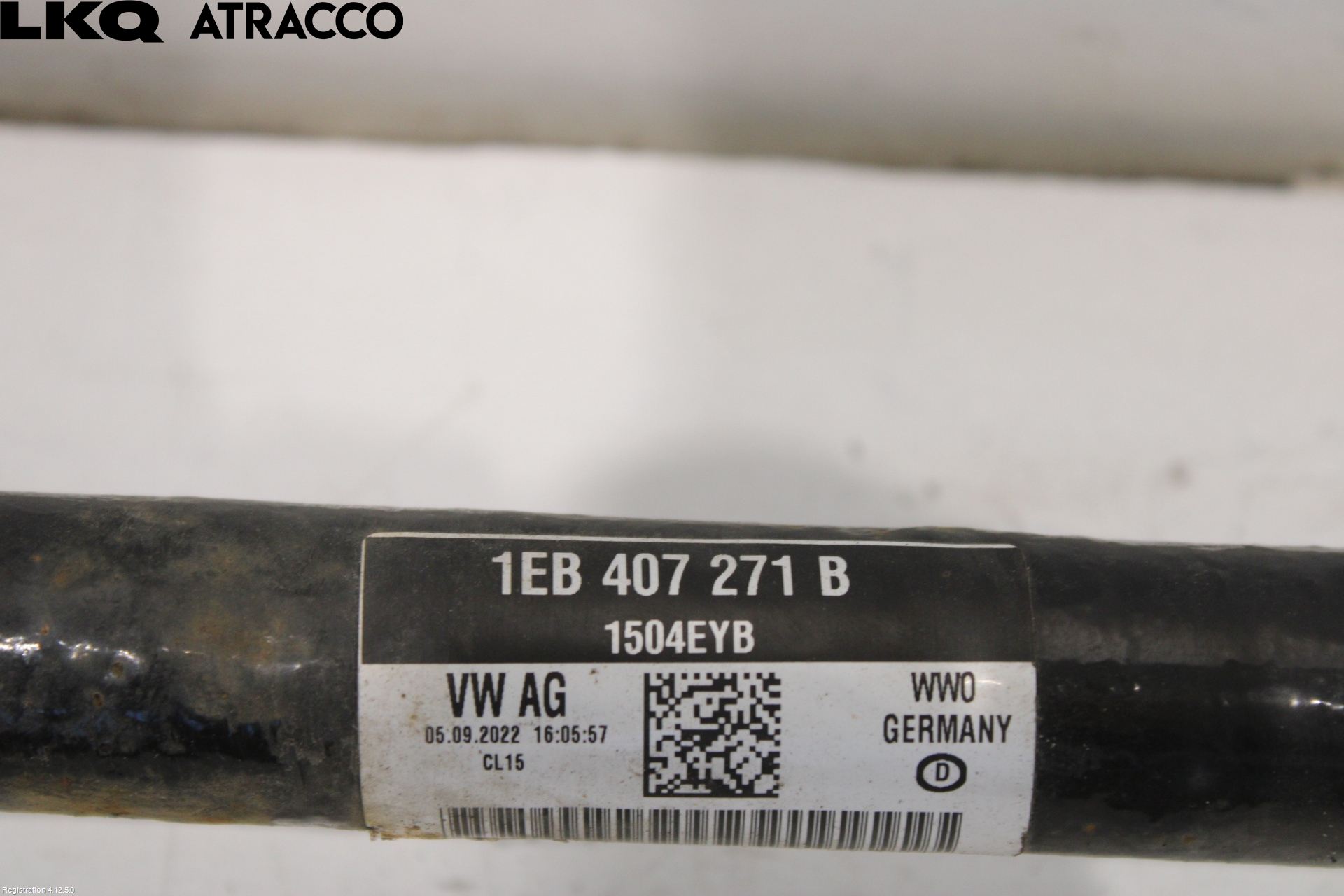 Volkswagen VW ID.5 22- Drivaksel Foran Kompl Venstre