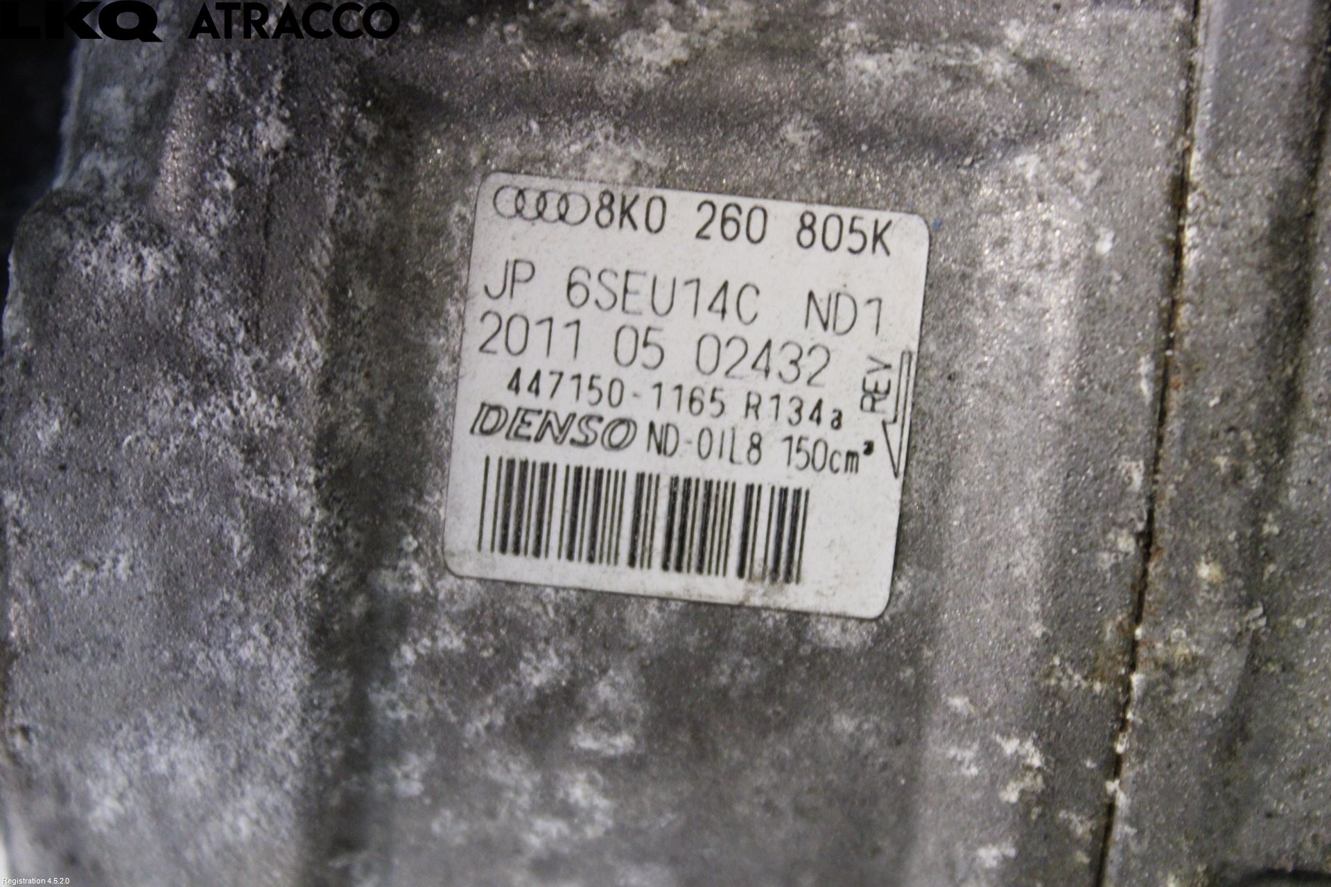 Audi S5 07- Varme Ac Kompressor