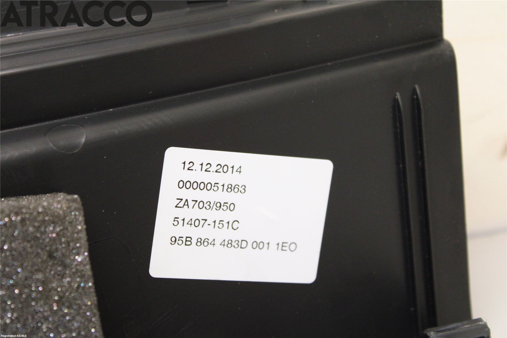 Porsche MACAN/EV 14- Innr Bagasjeromkledsel