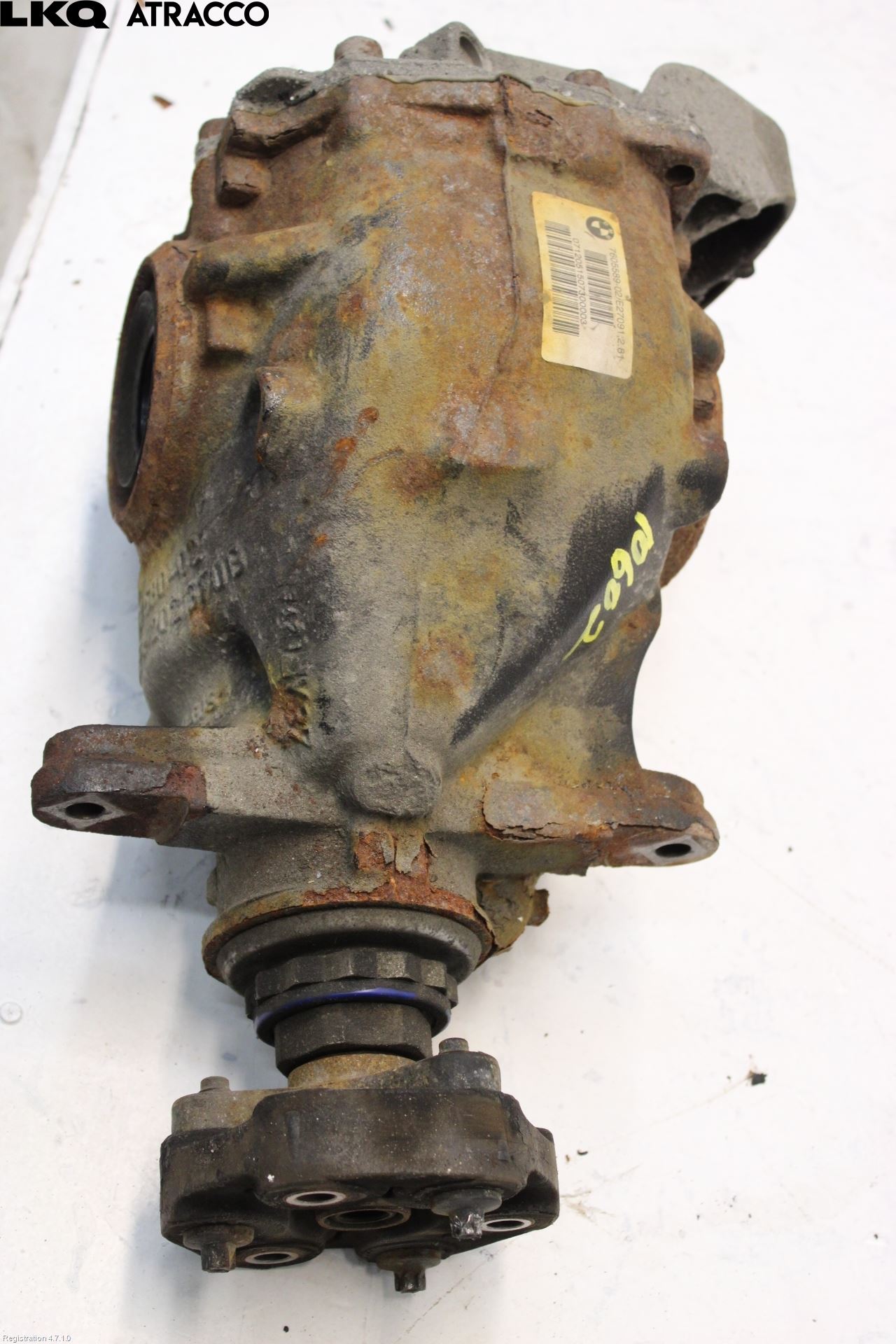 BMW 3 F30/F31/F80 12-19 Bakaksel Kardang Bak -Diff