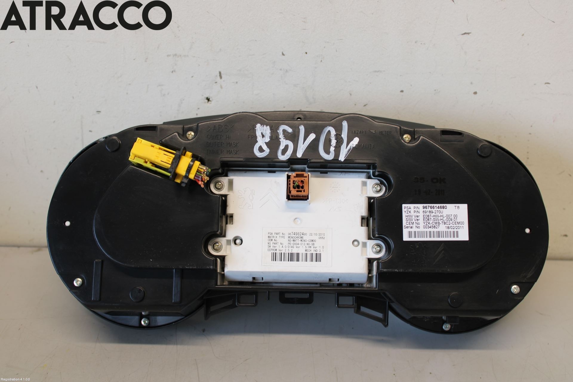 Peugeot 5008 10-16 Instr Kombinert