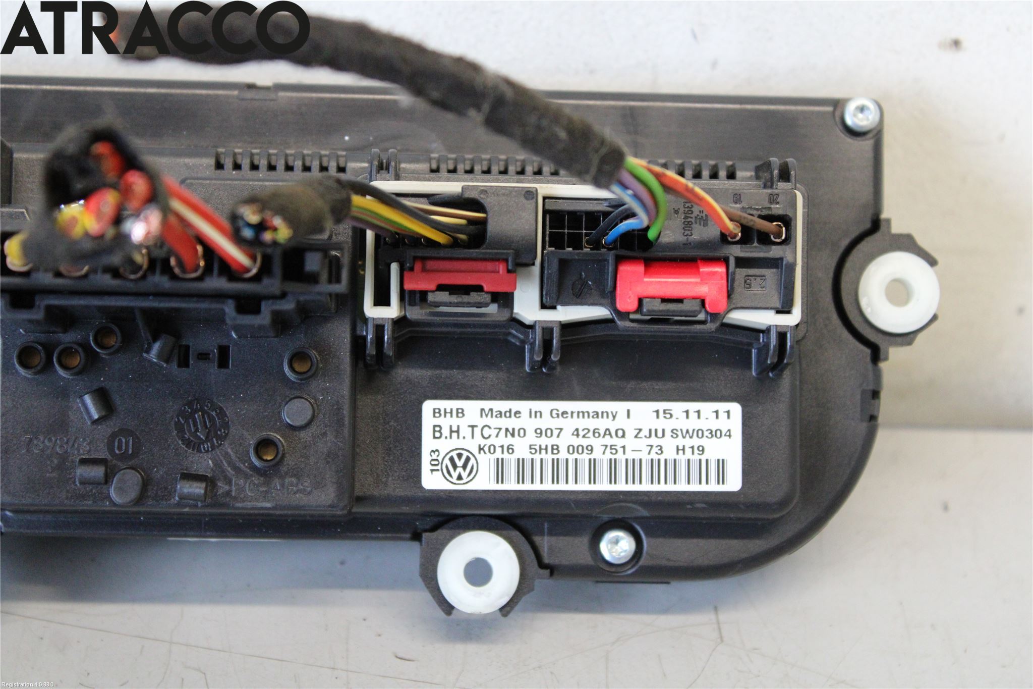 Volkswagen VW CADDY 11-15 Varmeapparat Panel(Regulering)