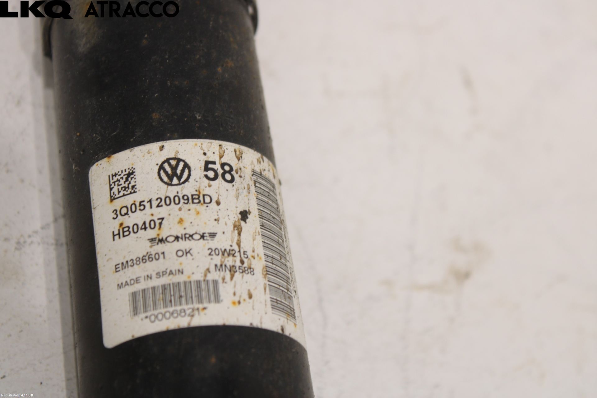 Skoda SUPERB 16-24 Støtdemper Bak